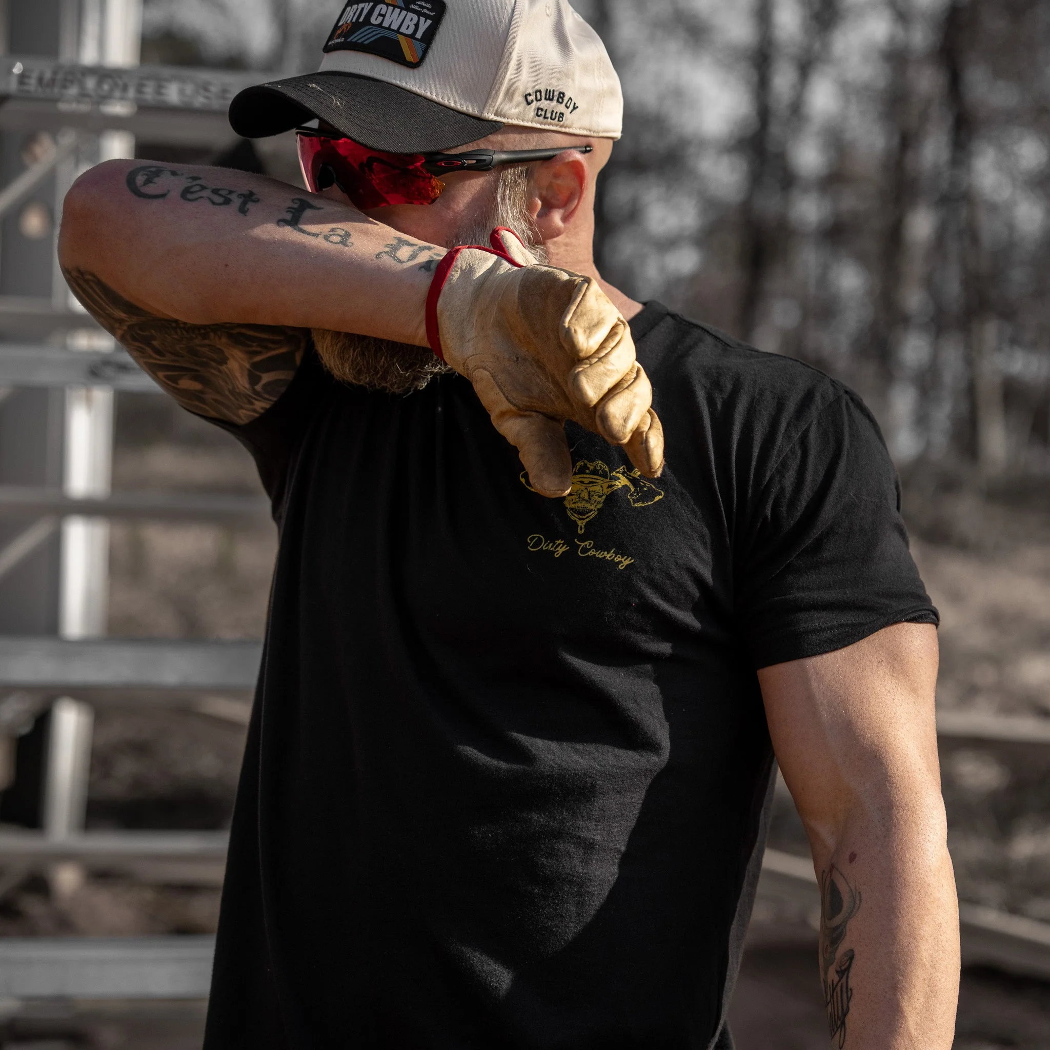 Blue Collar Hatchet Men's T-Shirt - Image 16