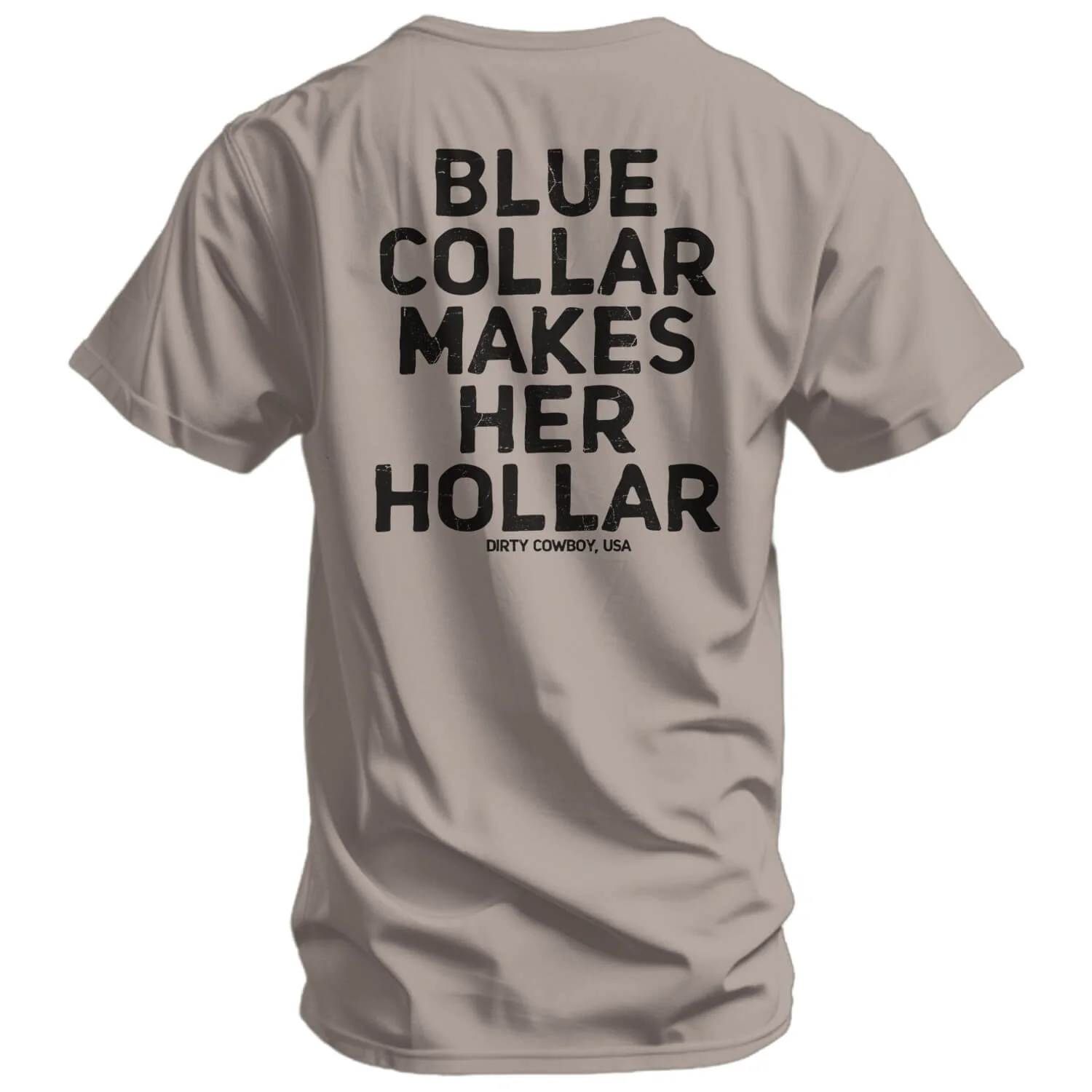 Blue Collar Makes Her Hollar Men's T-Shirt - Image 13