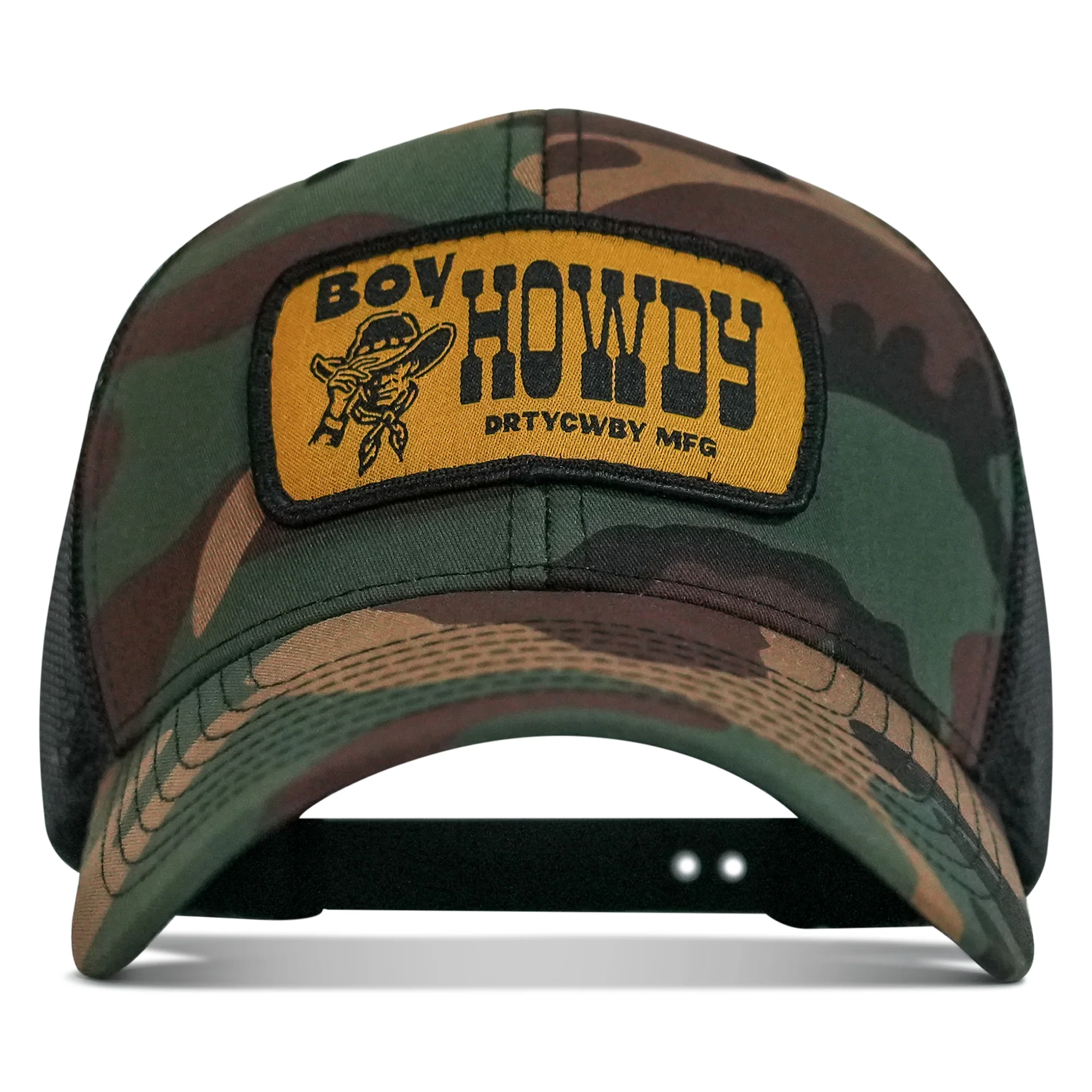 Boy Howdy Western Patch Snapback Hat - Image 4