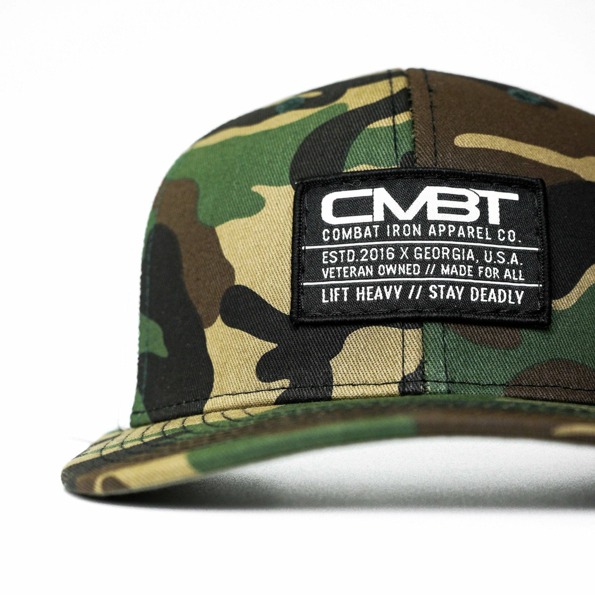 Branded CMBT Labeled Mid-Profile Snapback Hat - Image 9