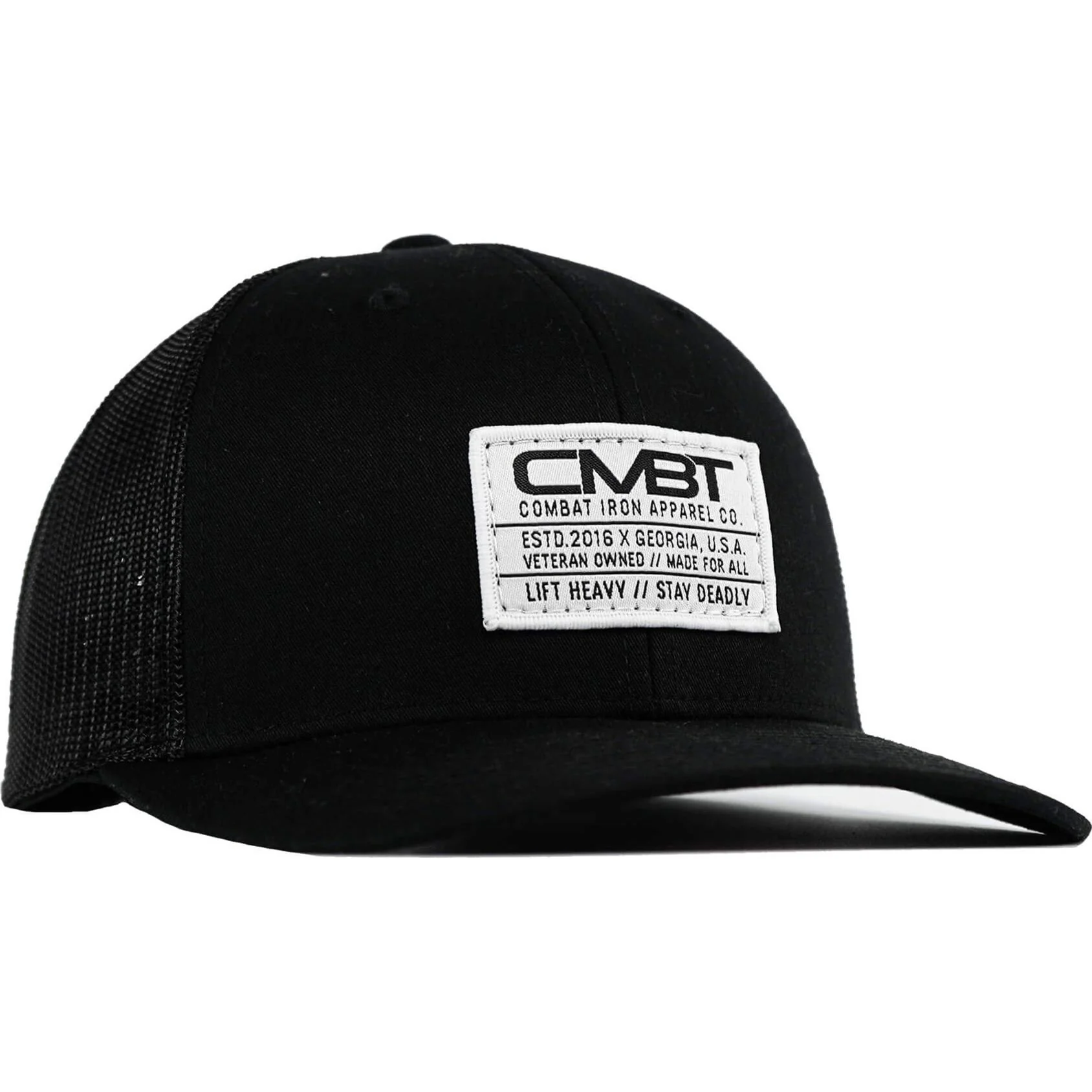 Branded CMBT White Labeled Snapback Hat - Image 3