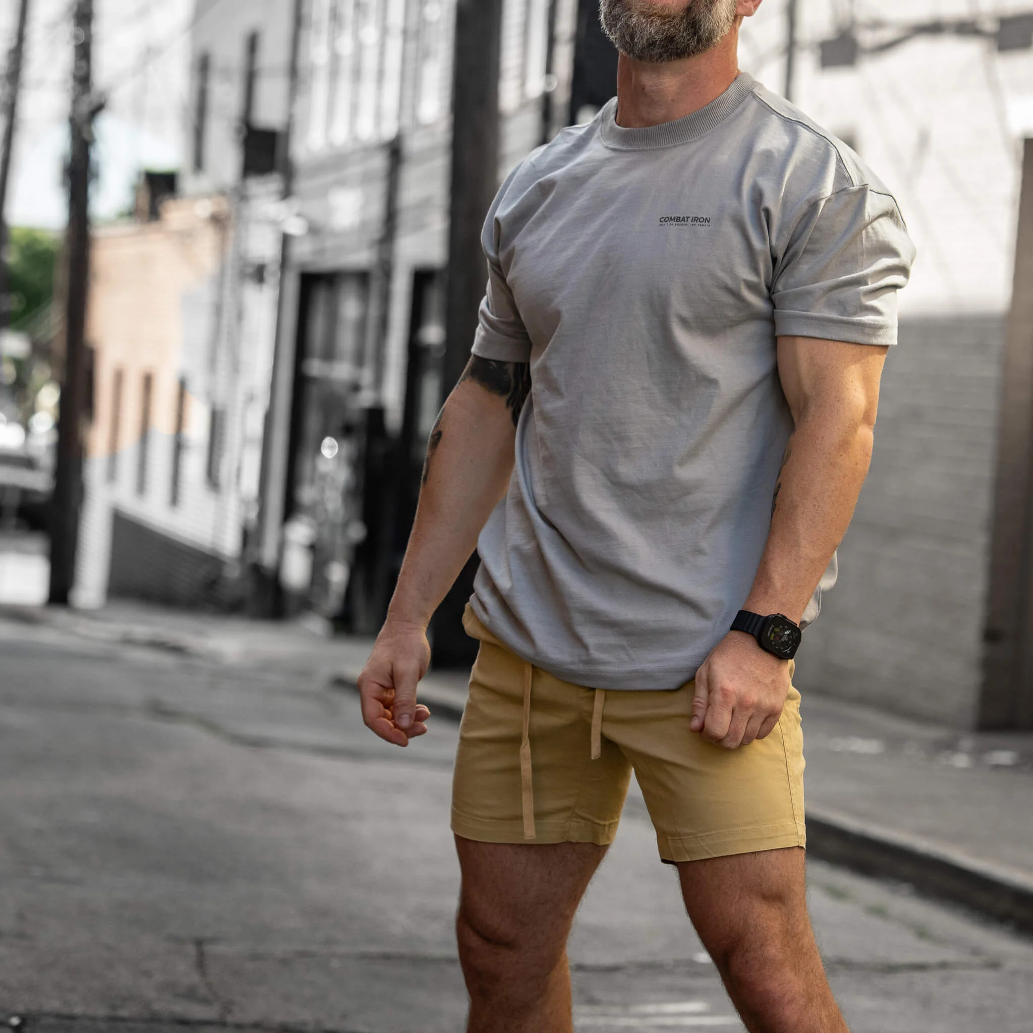 Branded Heavyweight Men's T-Shirt - Image 5