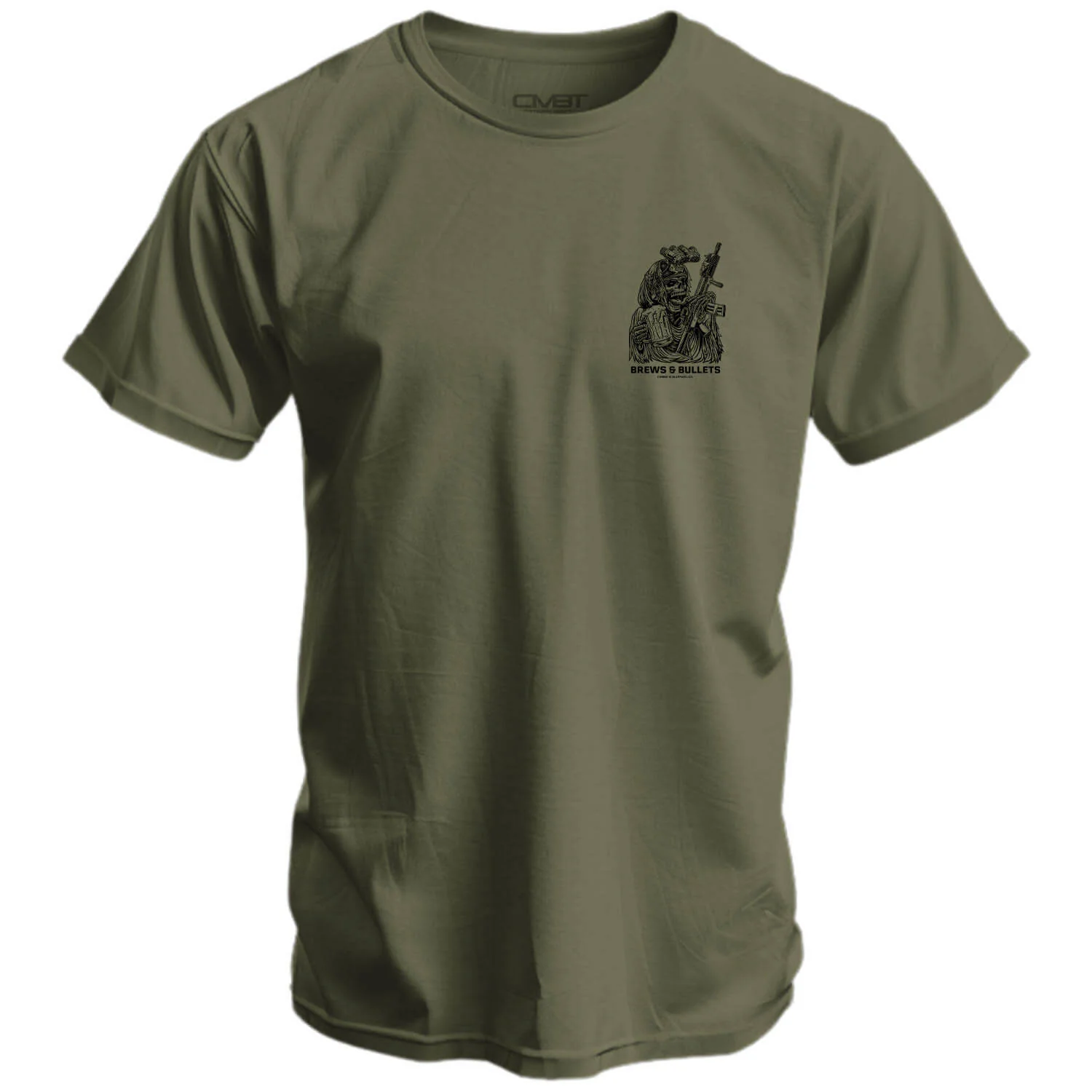 Brews & Bullets Men's T-Shirt - Image 4