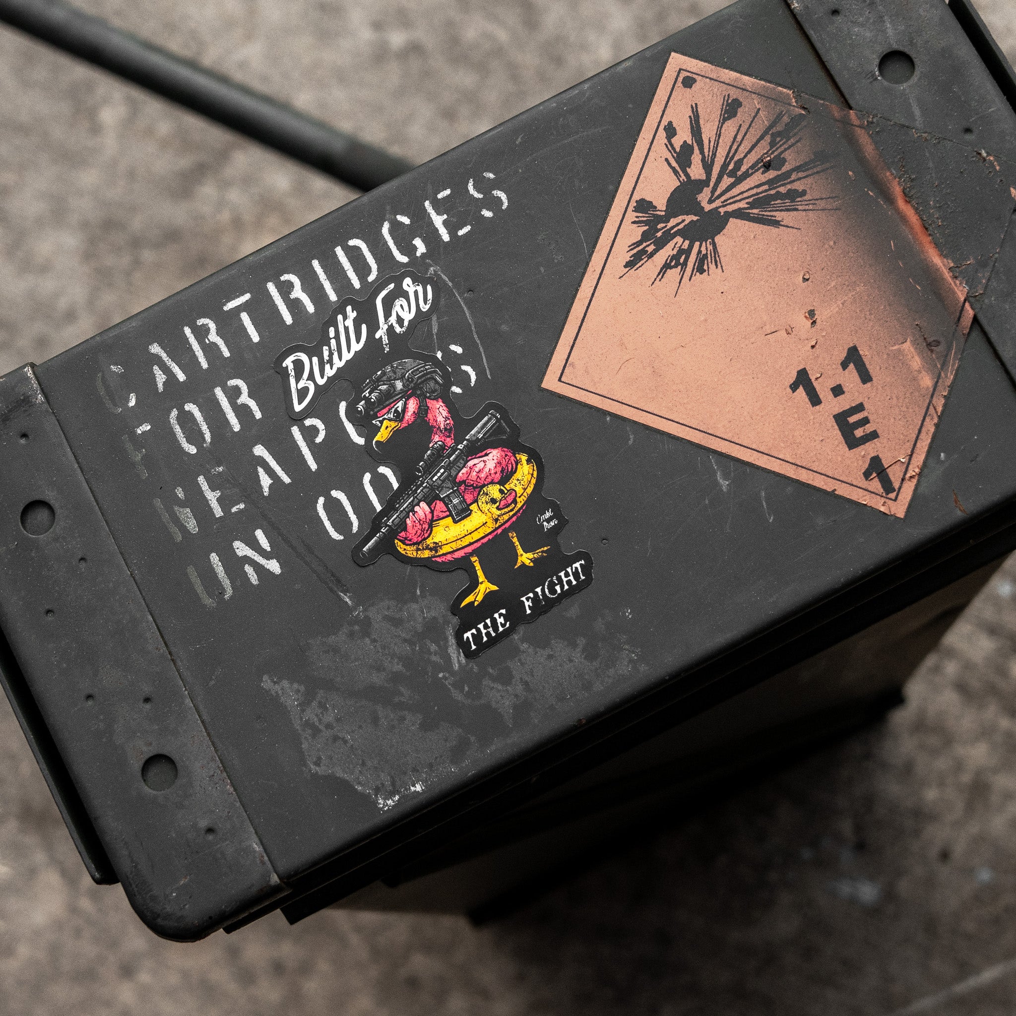 Built For The Fight Decal - Image 2