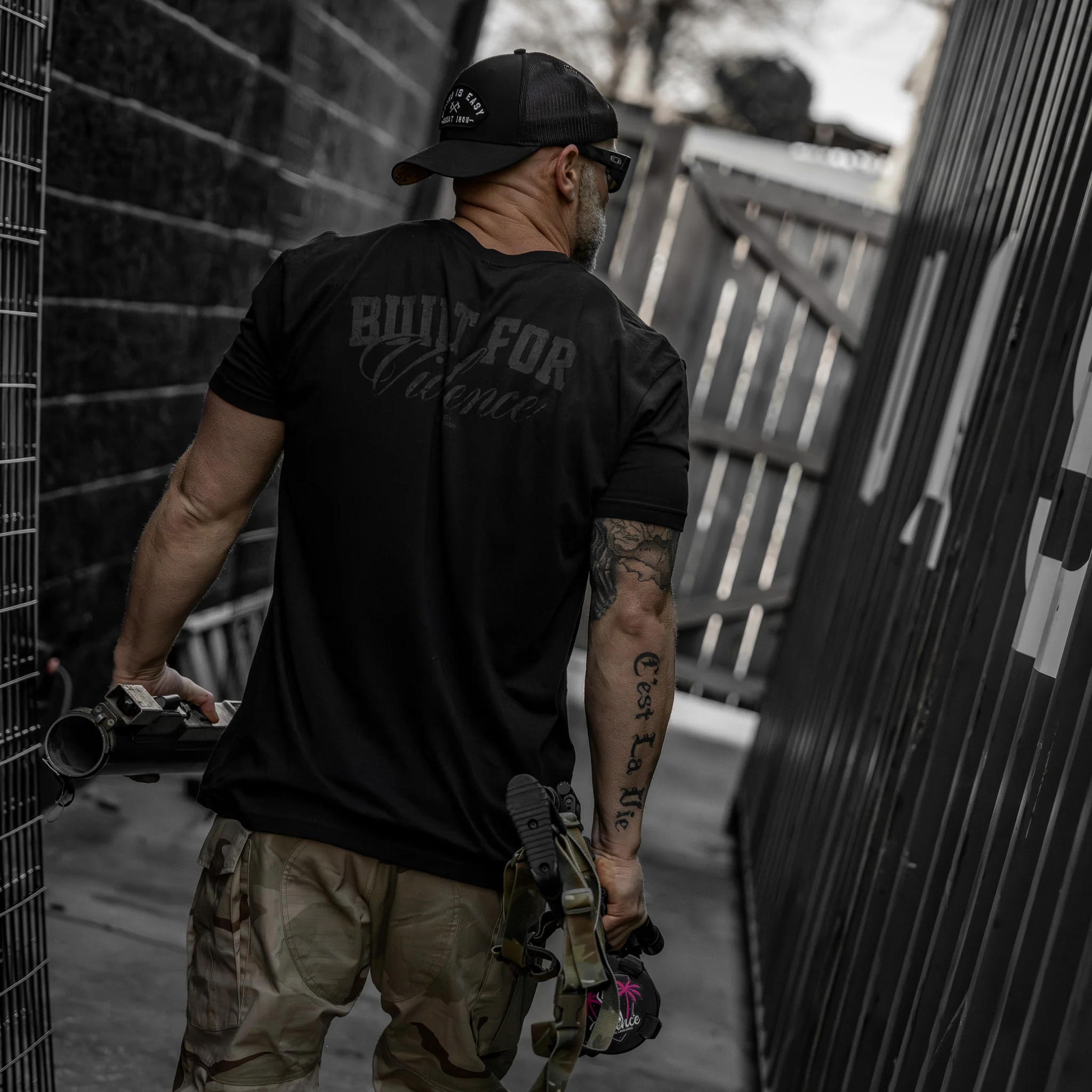 Built For Violence Men's T-Shirt - Image 3