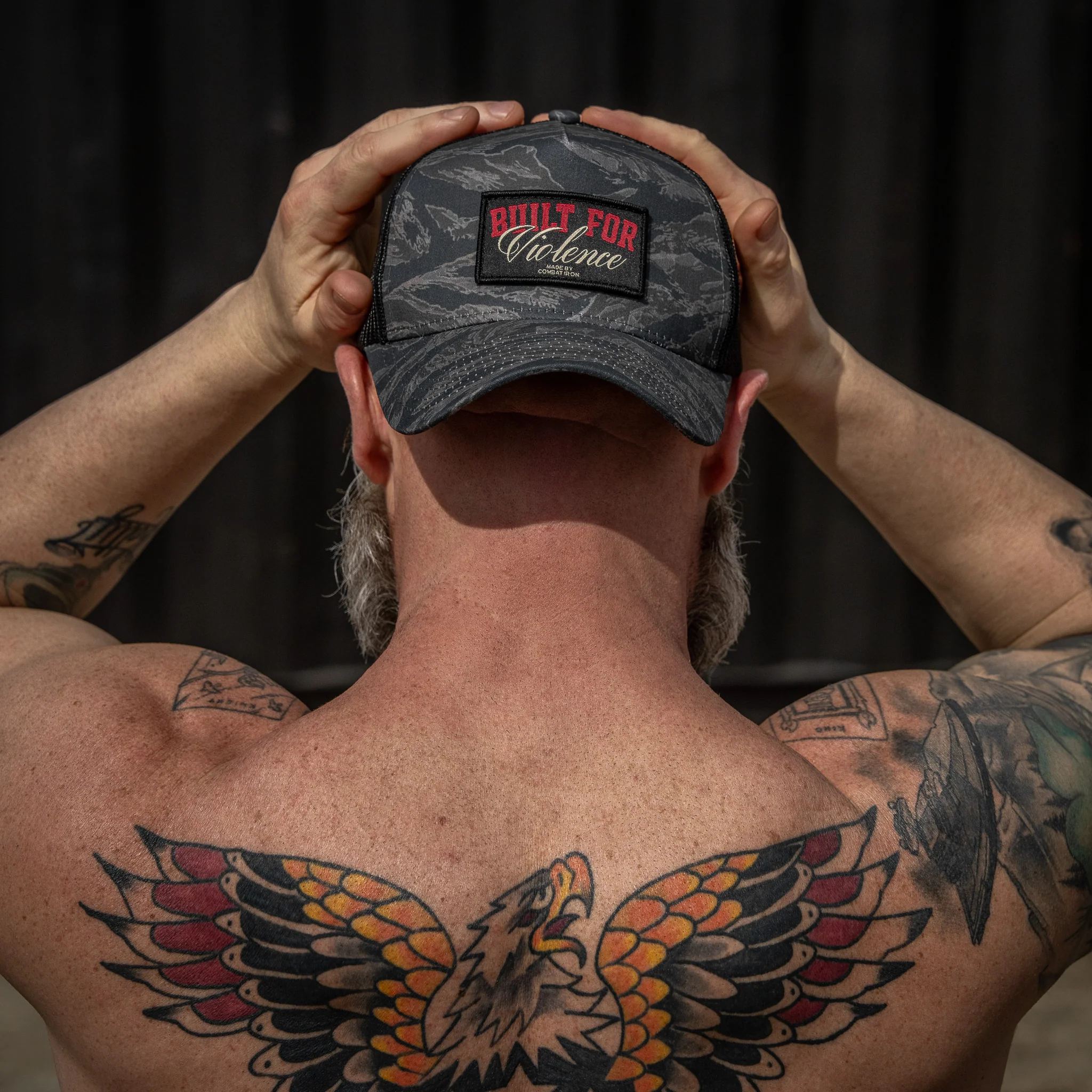 Built For Violence Patch Five Panel Breacher Snapback Hat - Image 11