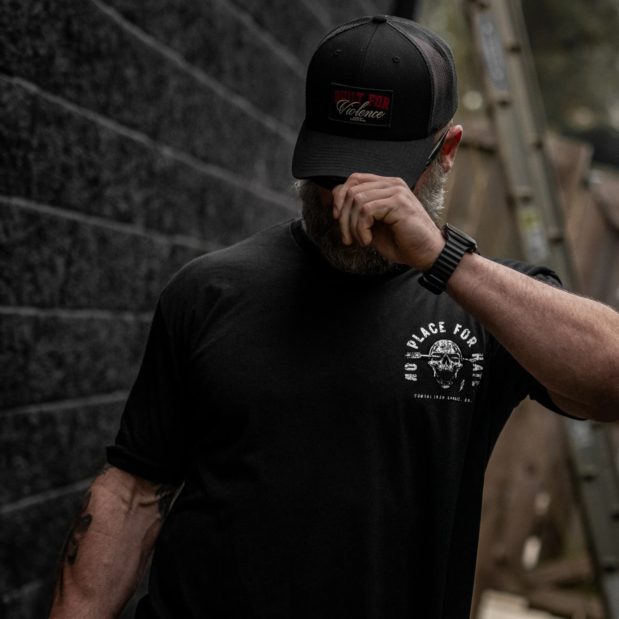 Built For Violence Patch Snapback Hat - Image 11