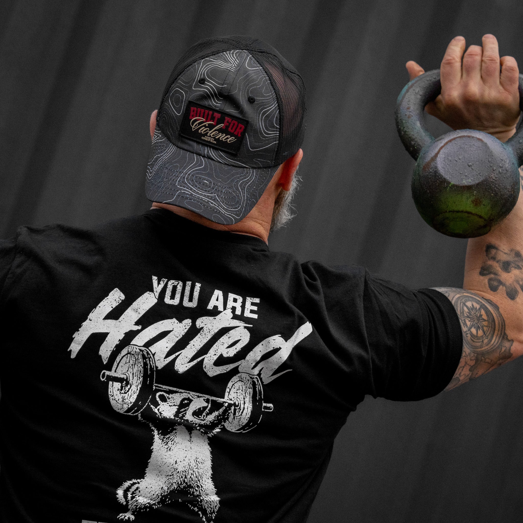 Built For Violence Tactical Ripstop Mesh Snapback Hat - Image 8