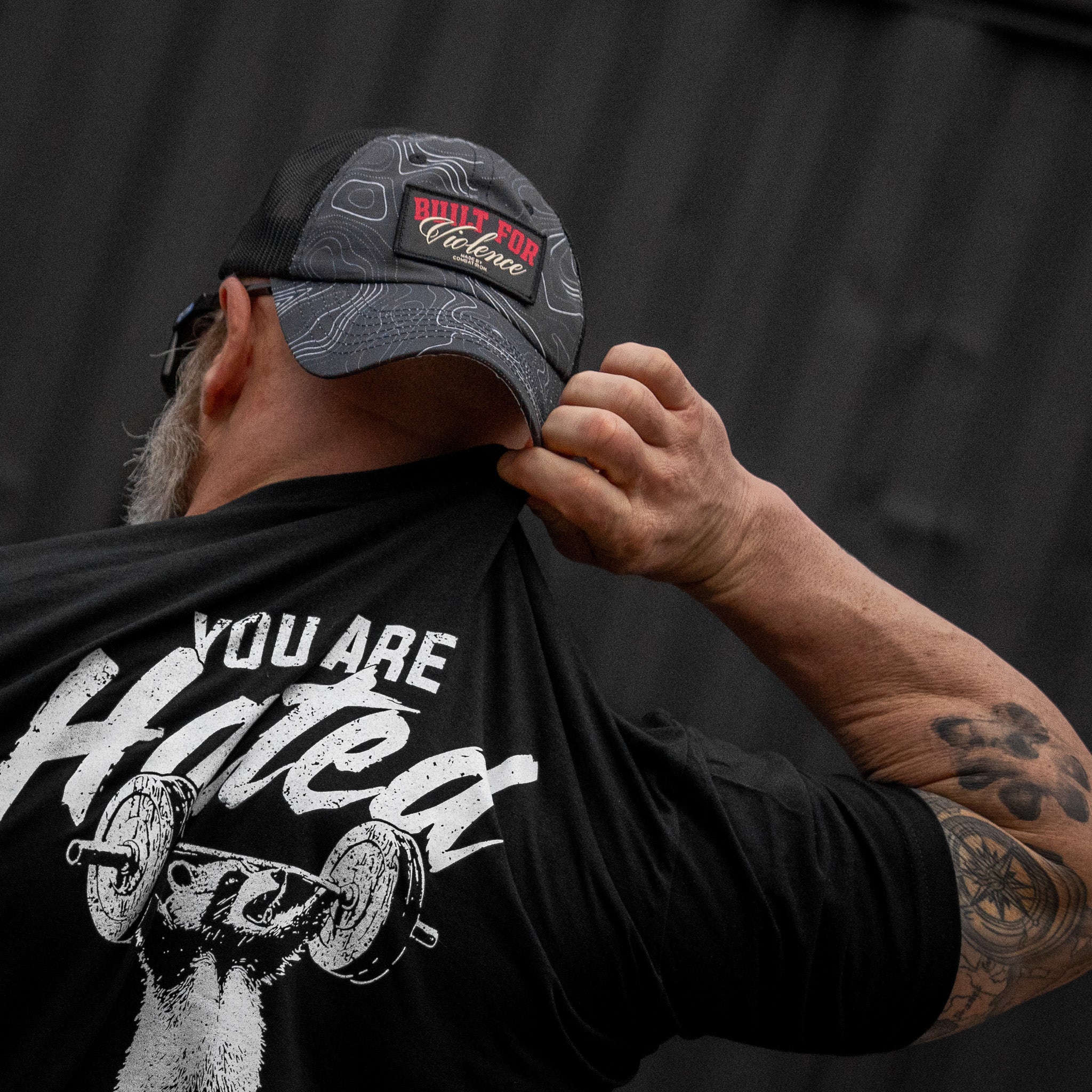 Built For Violence Tactical Ripstop Mesh Snapback Hat - Image 9
