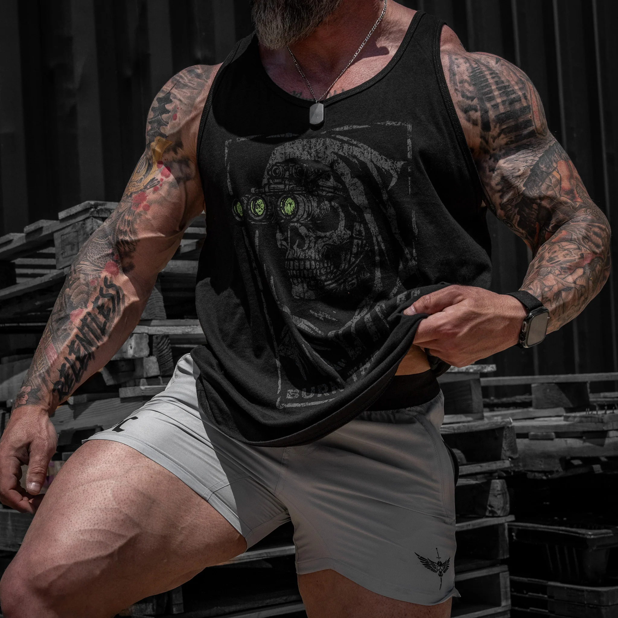 Burn The Ship Men's Tank - Image 3