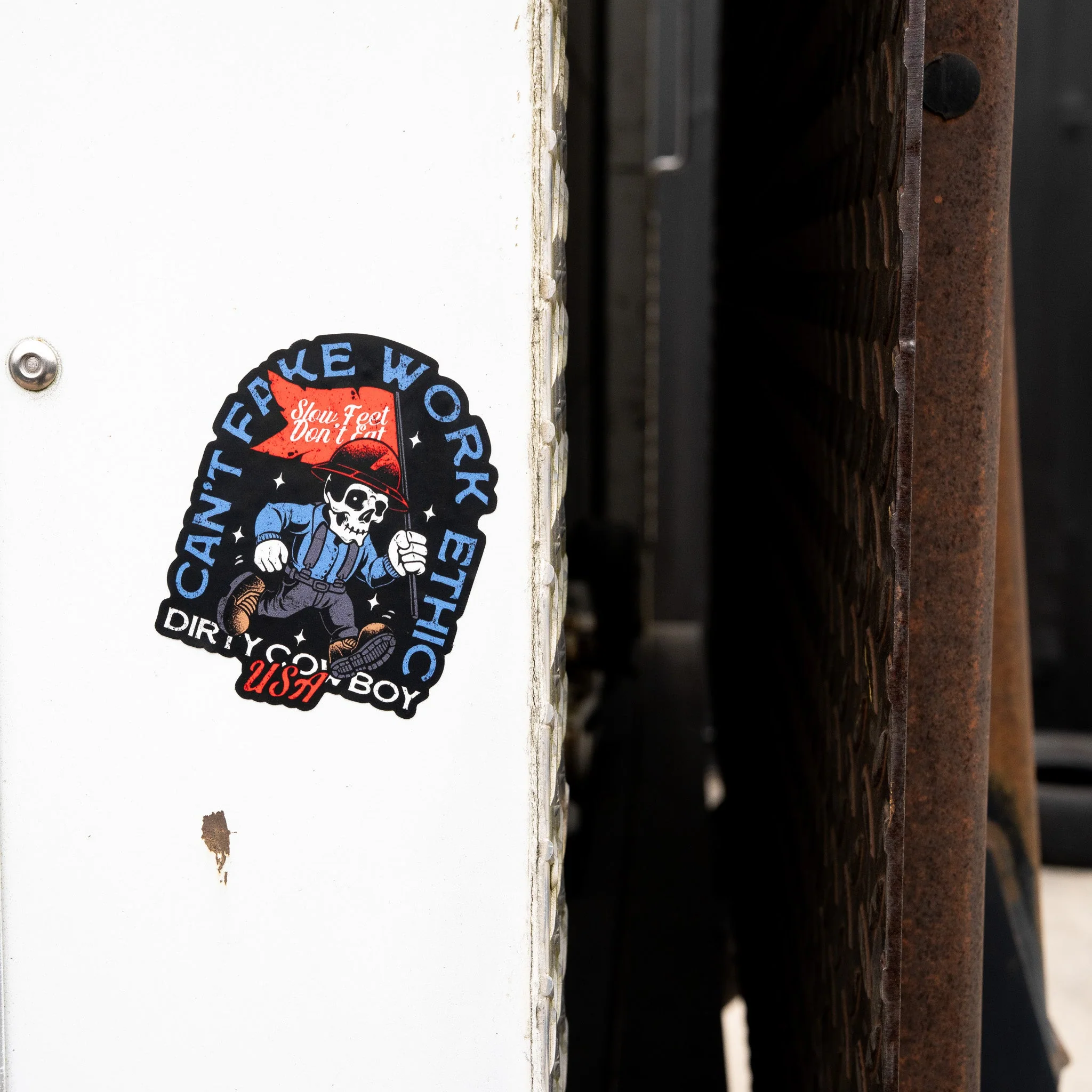 Can't Fake Work Ethic Decal Sticker - Image 6