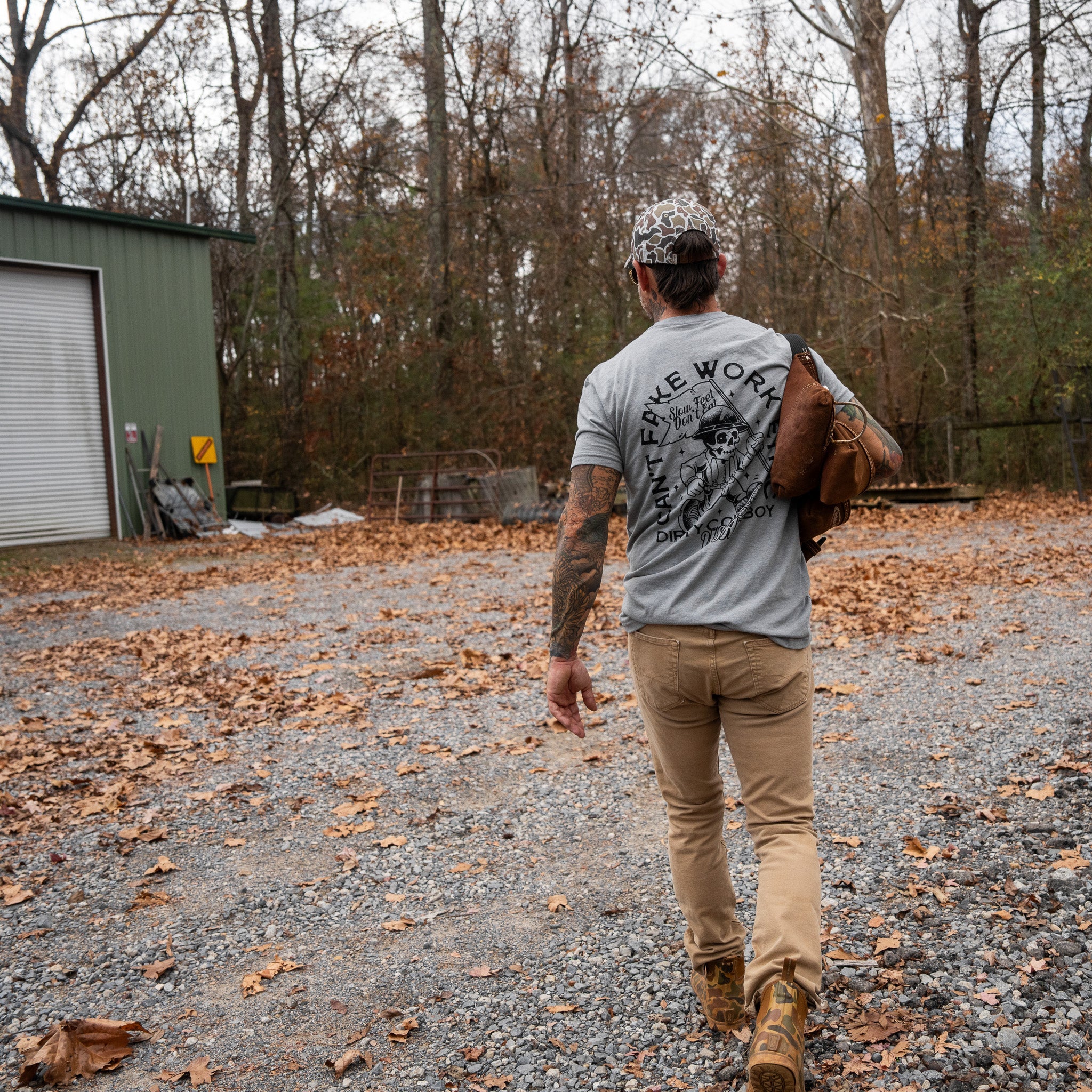 Can't Fake Work Ethic Men's T-Shirt - Image 21
