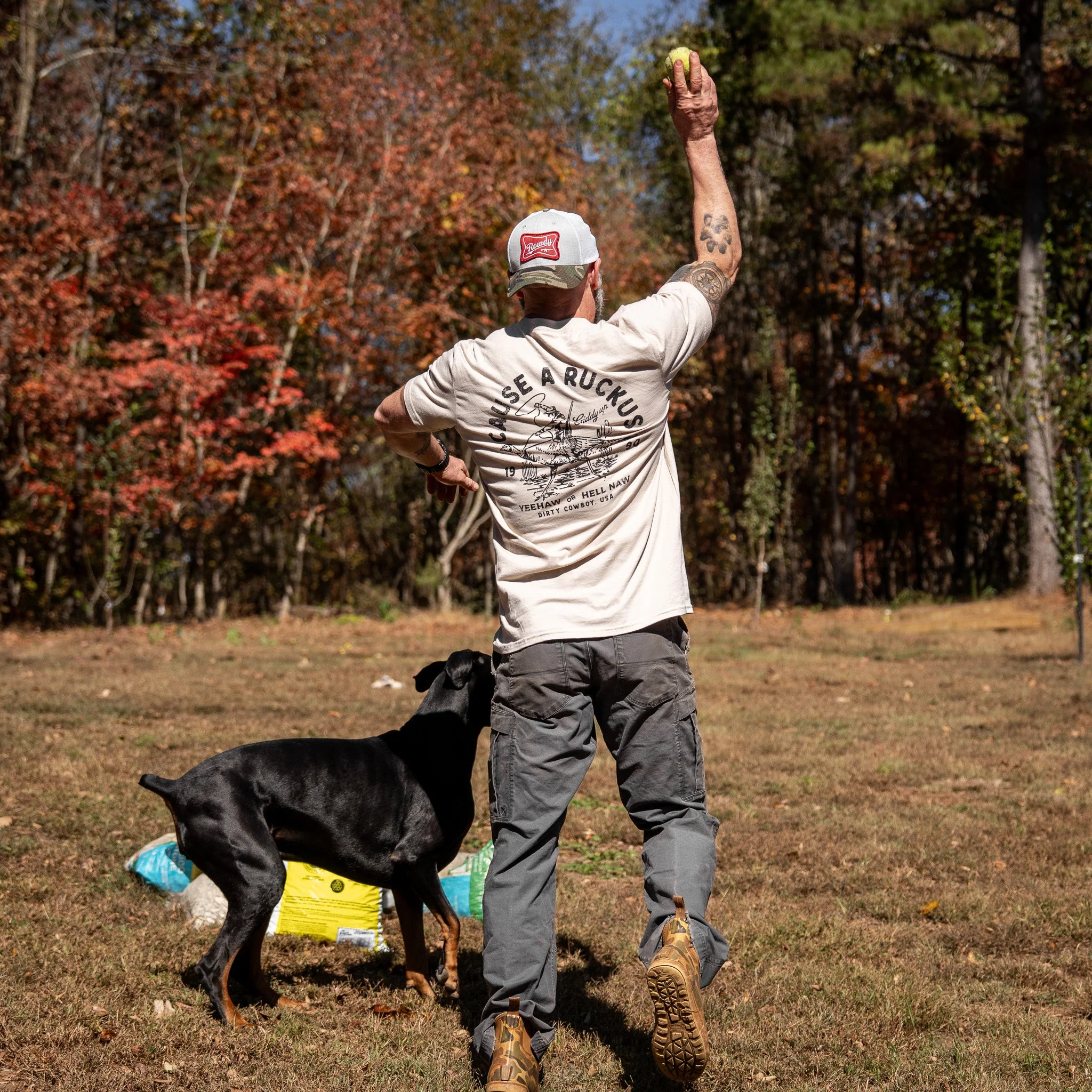 Cause A Ruckus Men's T-Shirt - Image 11
