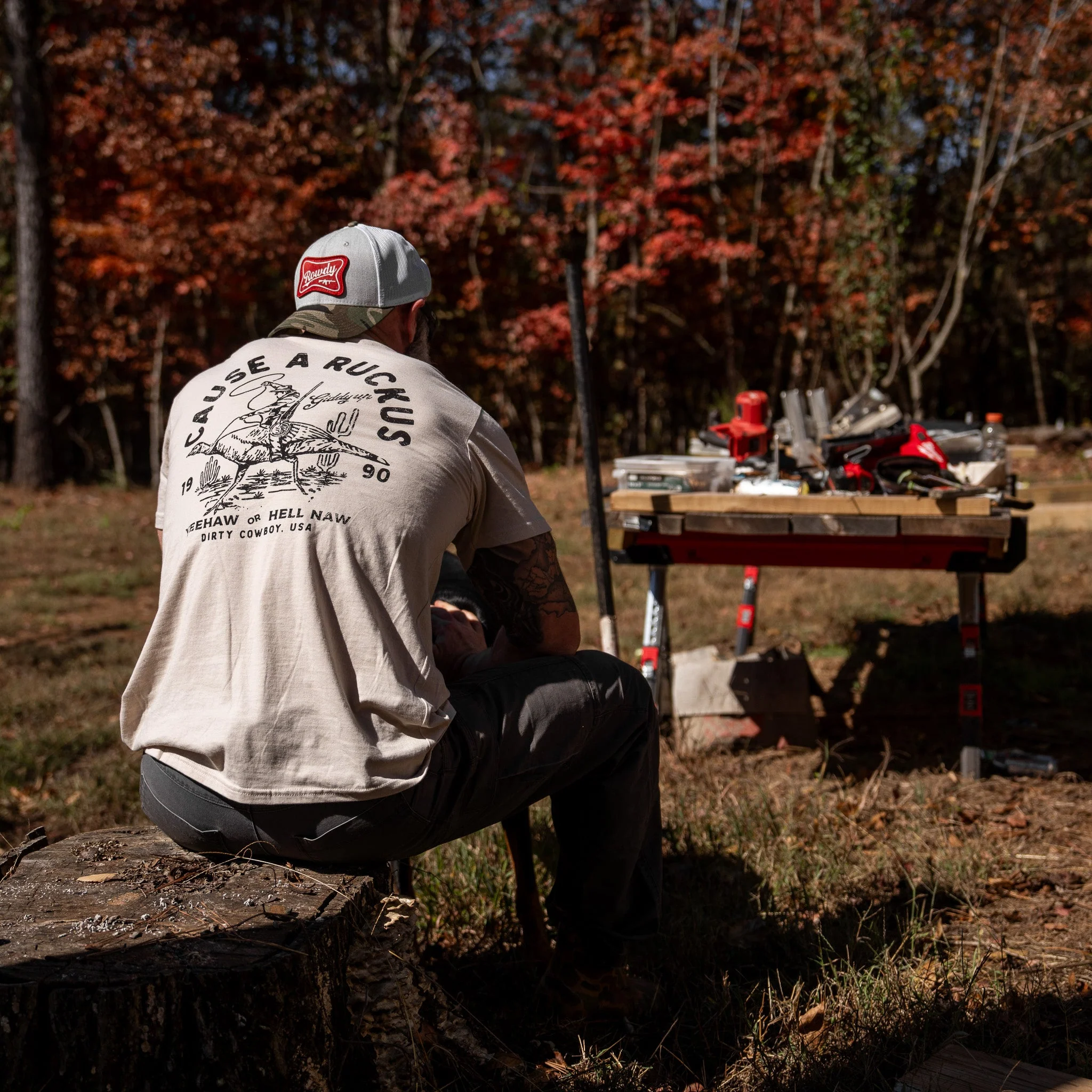 Cause A Ruckus Men's T-Shirt - Image 15