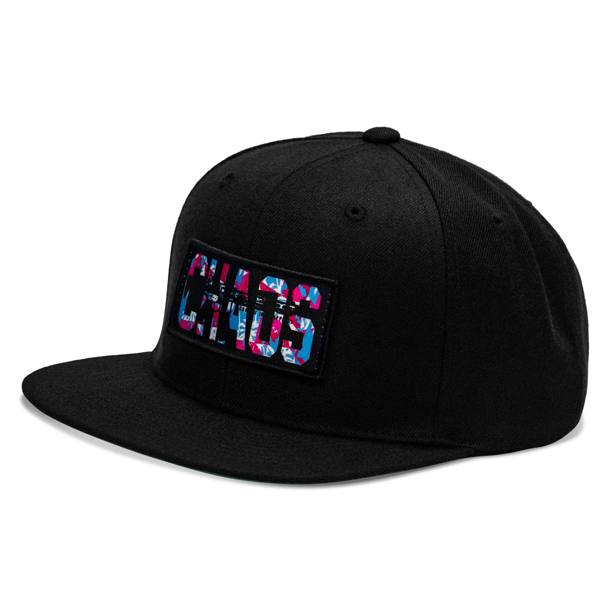 Chaos Hawaiian Flatbill SnapBack Hat - Image 11