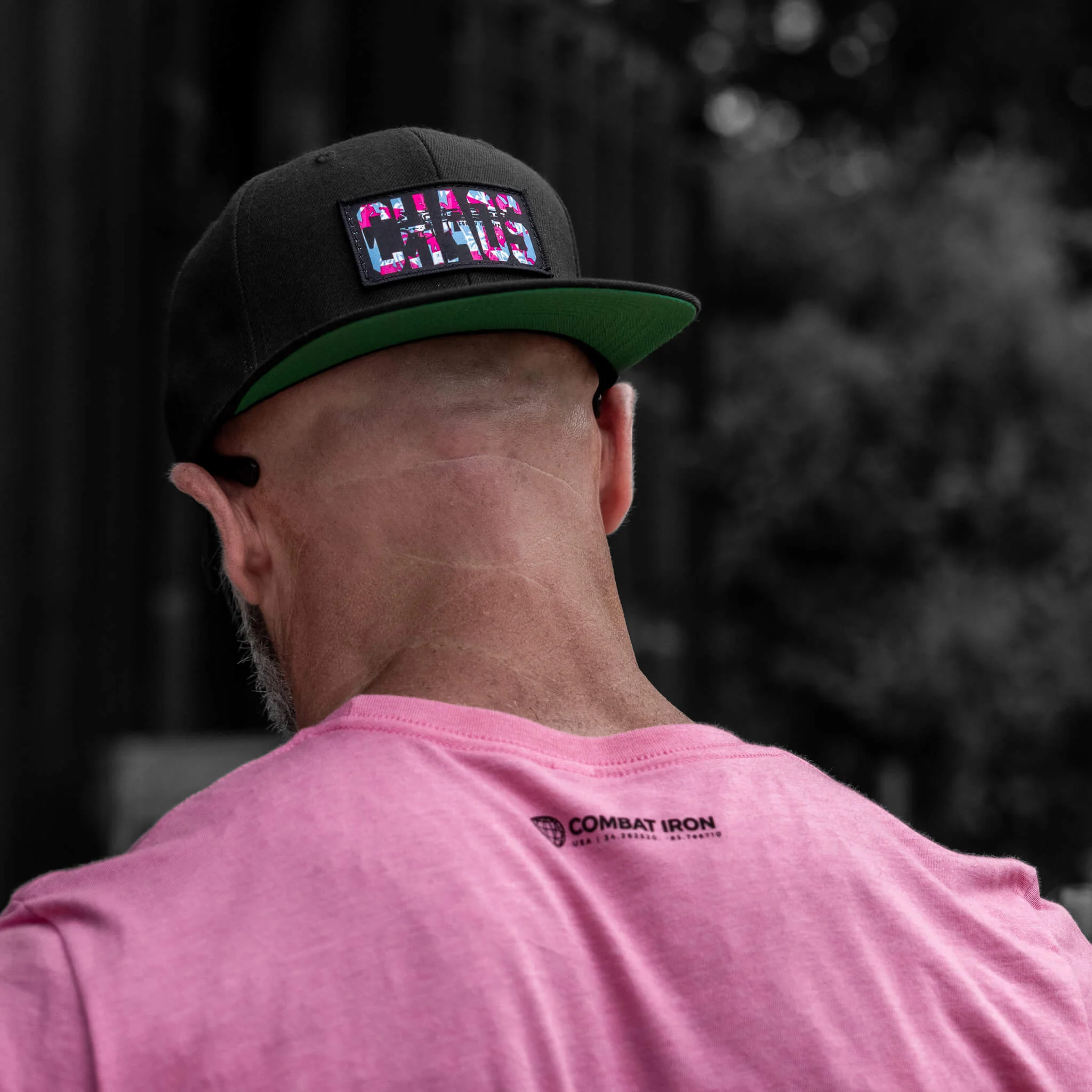 Chaos Hawaiian Flatbill SnapBack Hat - Image 9
