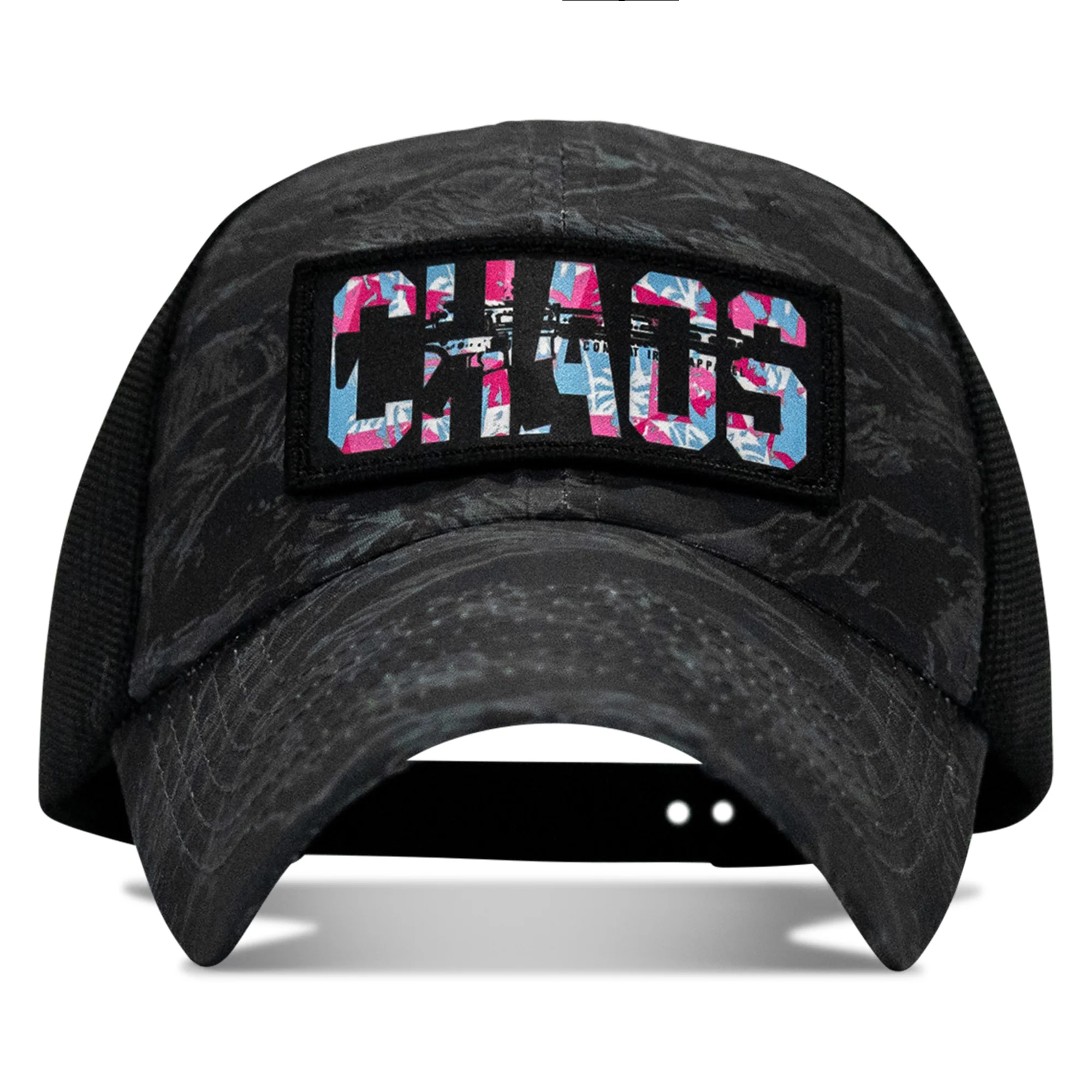 Chaos Hawaiian Patch Tactical Ripstop Mesh Snapback Hat - Image 7