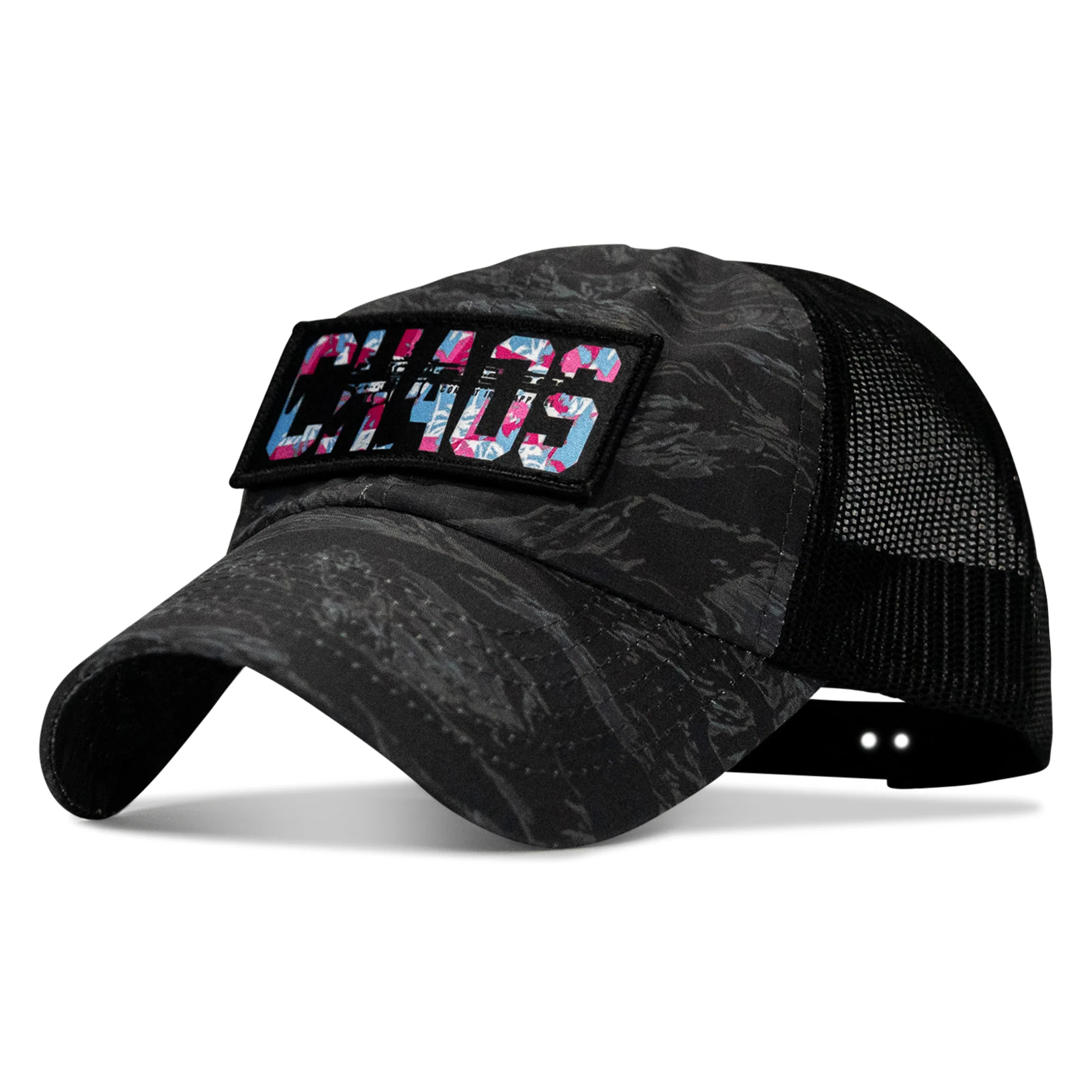 Chaos Hawaiian Patch Tactical Ripstop Mesh Snapback Hat - Image 8