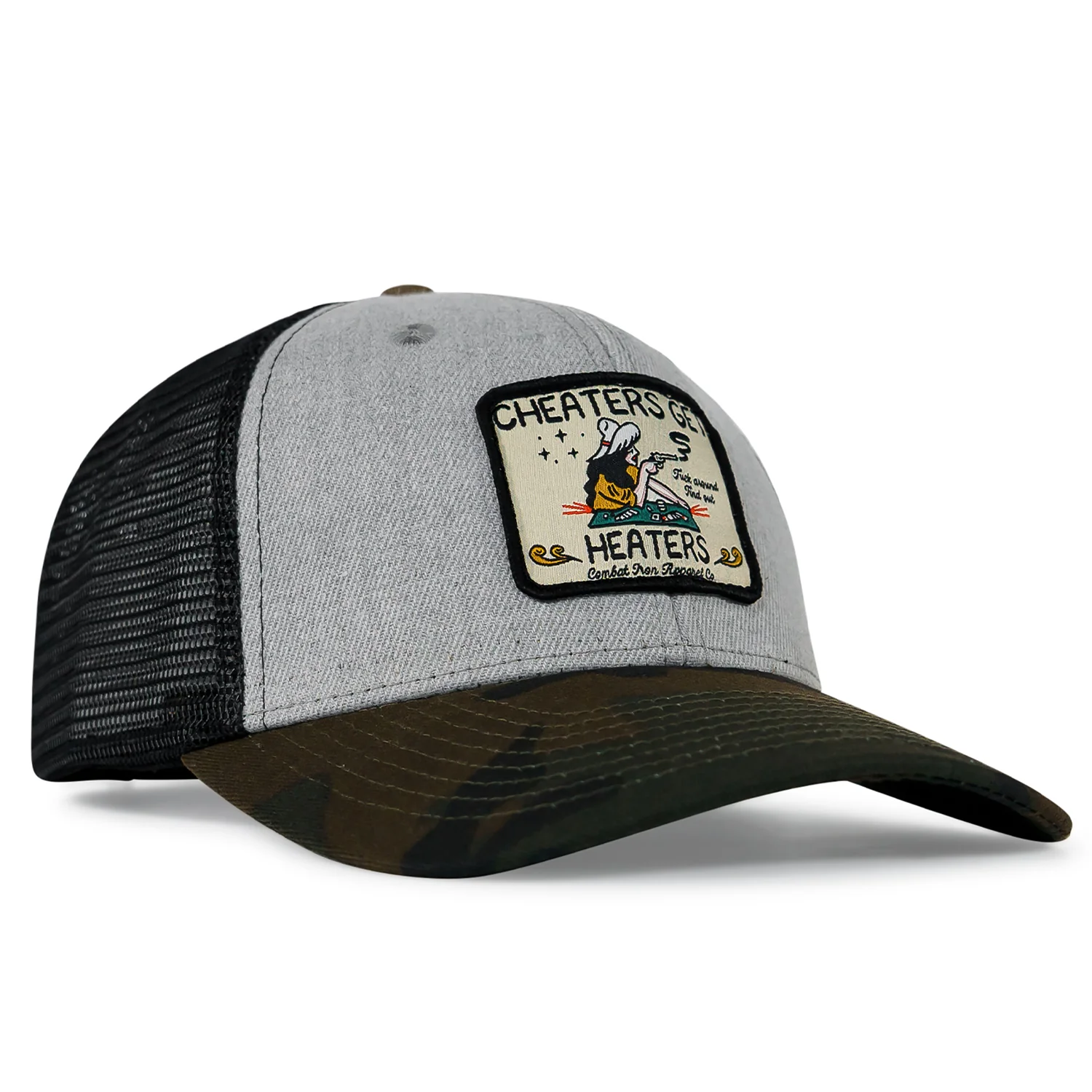 Cheaters Get Heaters Western Cowboy Patch SnapBack - Image 18
