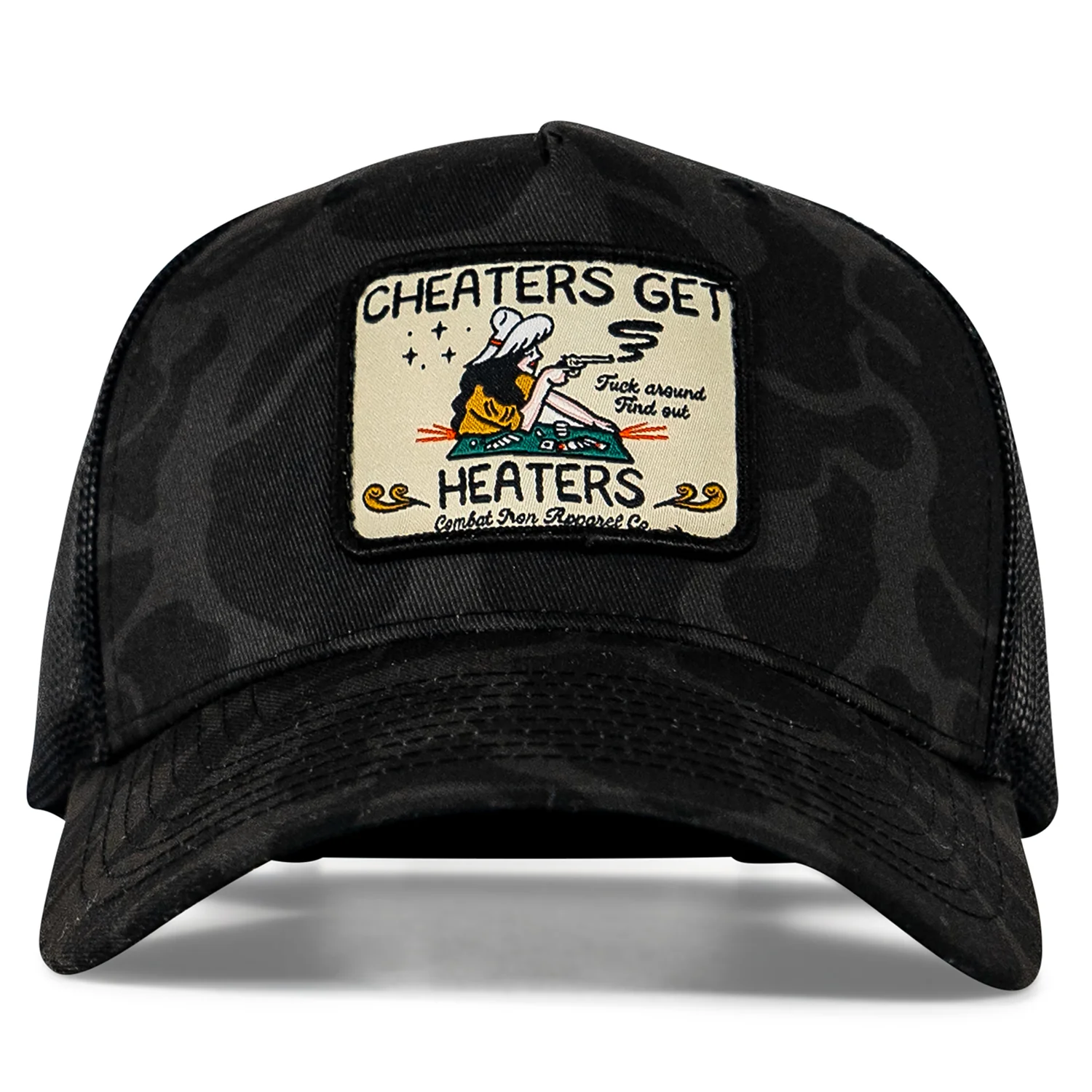 Cheaters Get Heaters Western Cowboy Patch SnapBack - Image 21