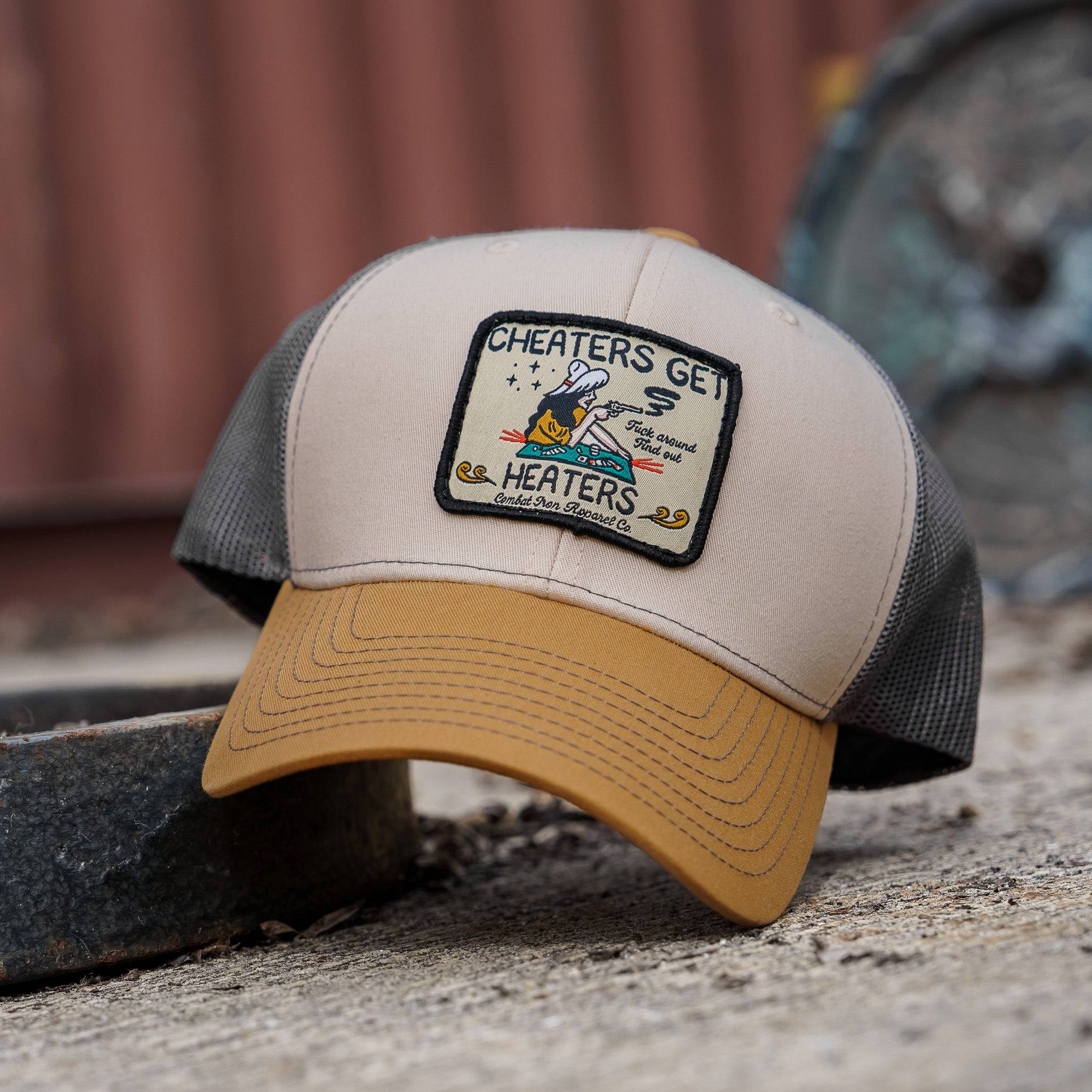 Cheaters Get Heaters Western Cowboy Patch SnapBack - Image 5