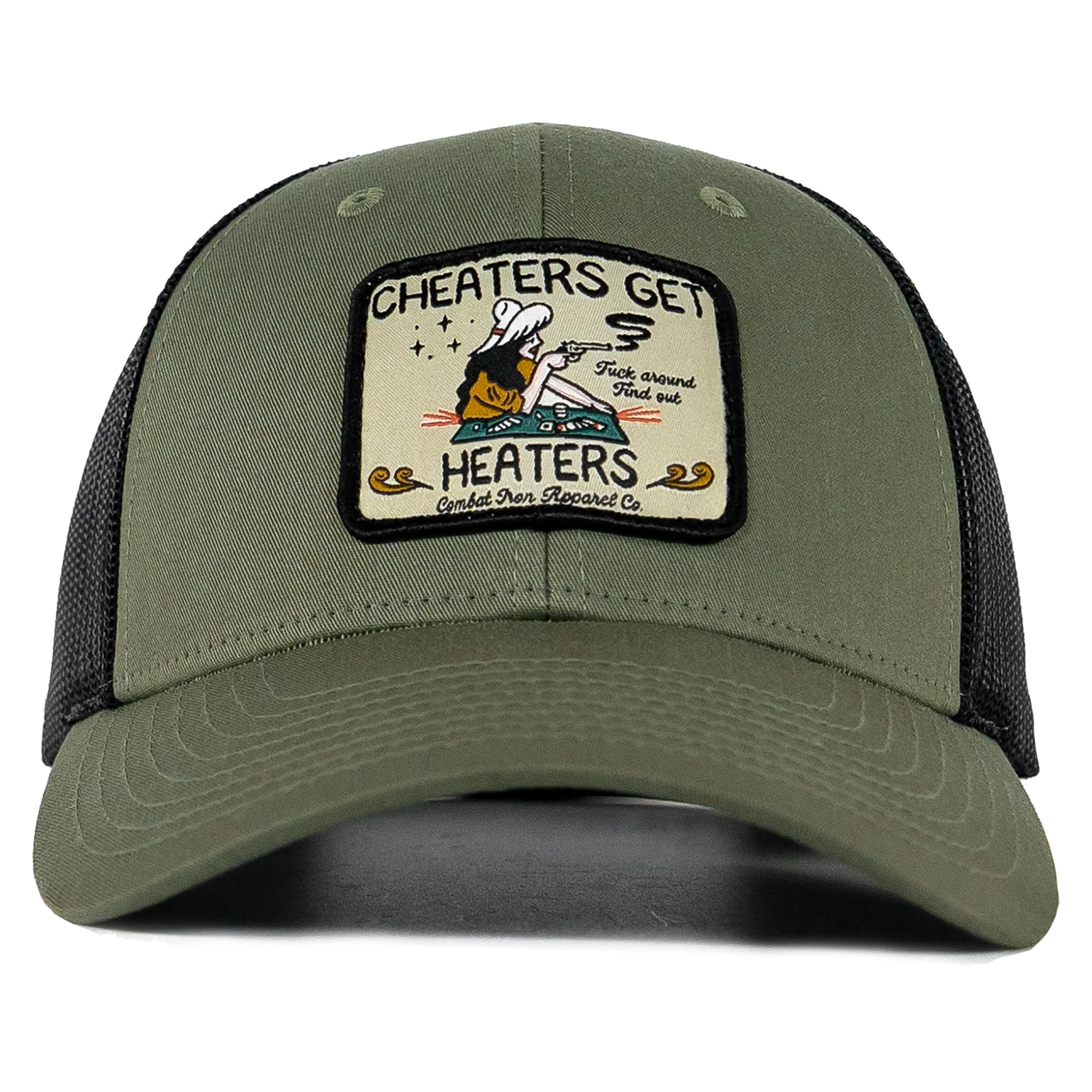 Cheaters Get Heaters Western Cowboy Patch SnapBack - Image 6