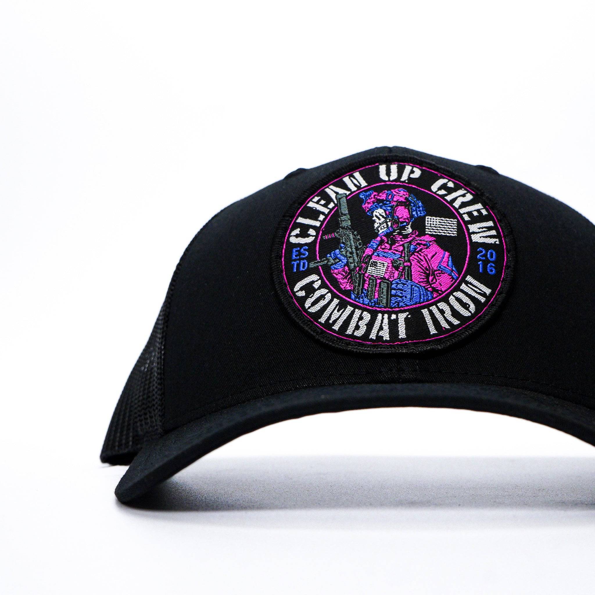 Clean Up Crew Miami Patch Mid-Profile Mesh Snapback Hat - Image 3