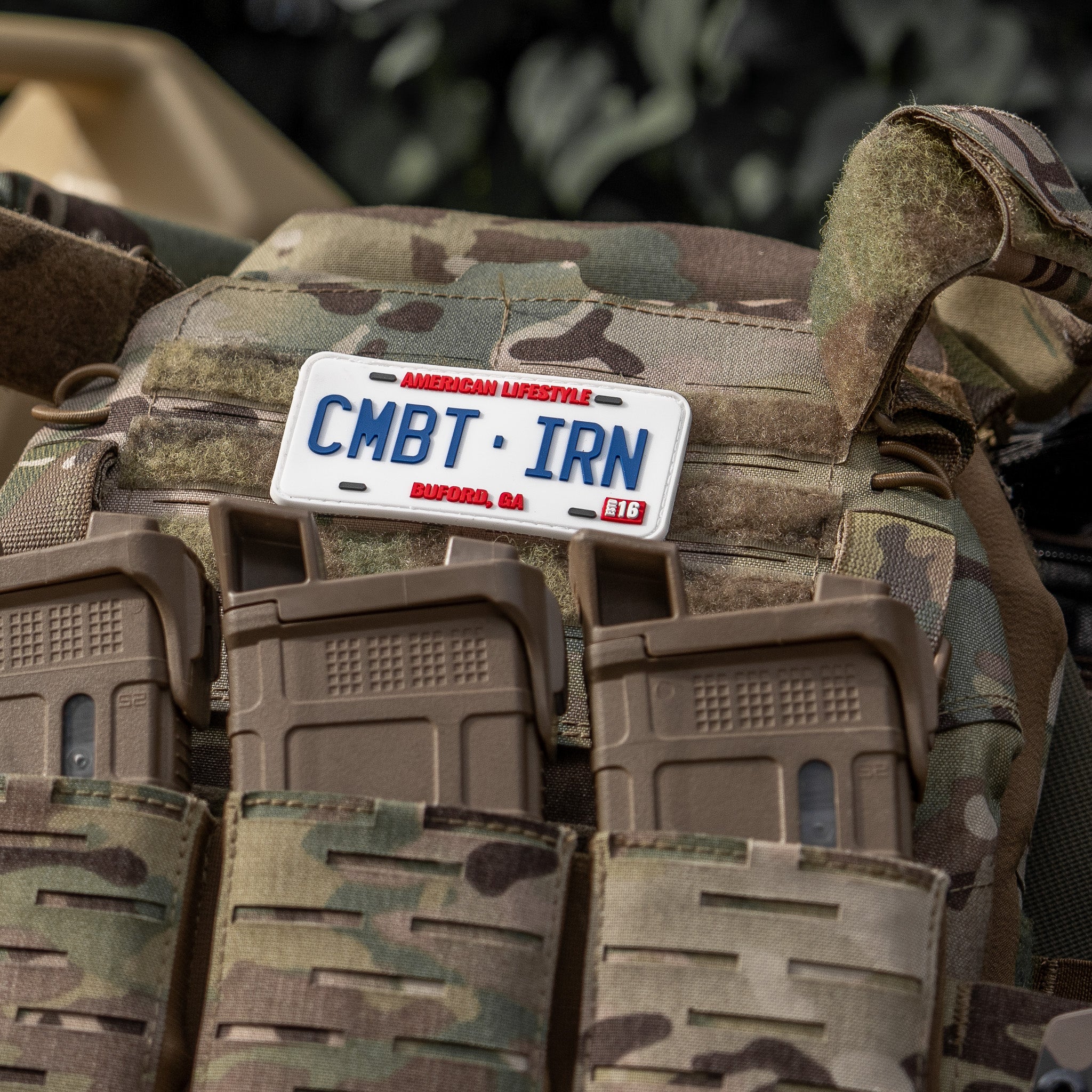 CMBTIRN AMERICAN LIFESTYLE LICENSE PLATE 3D PVC PATCH - Image 4