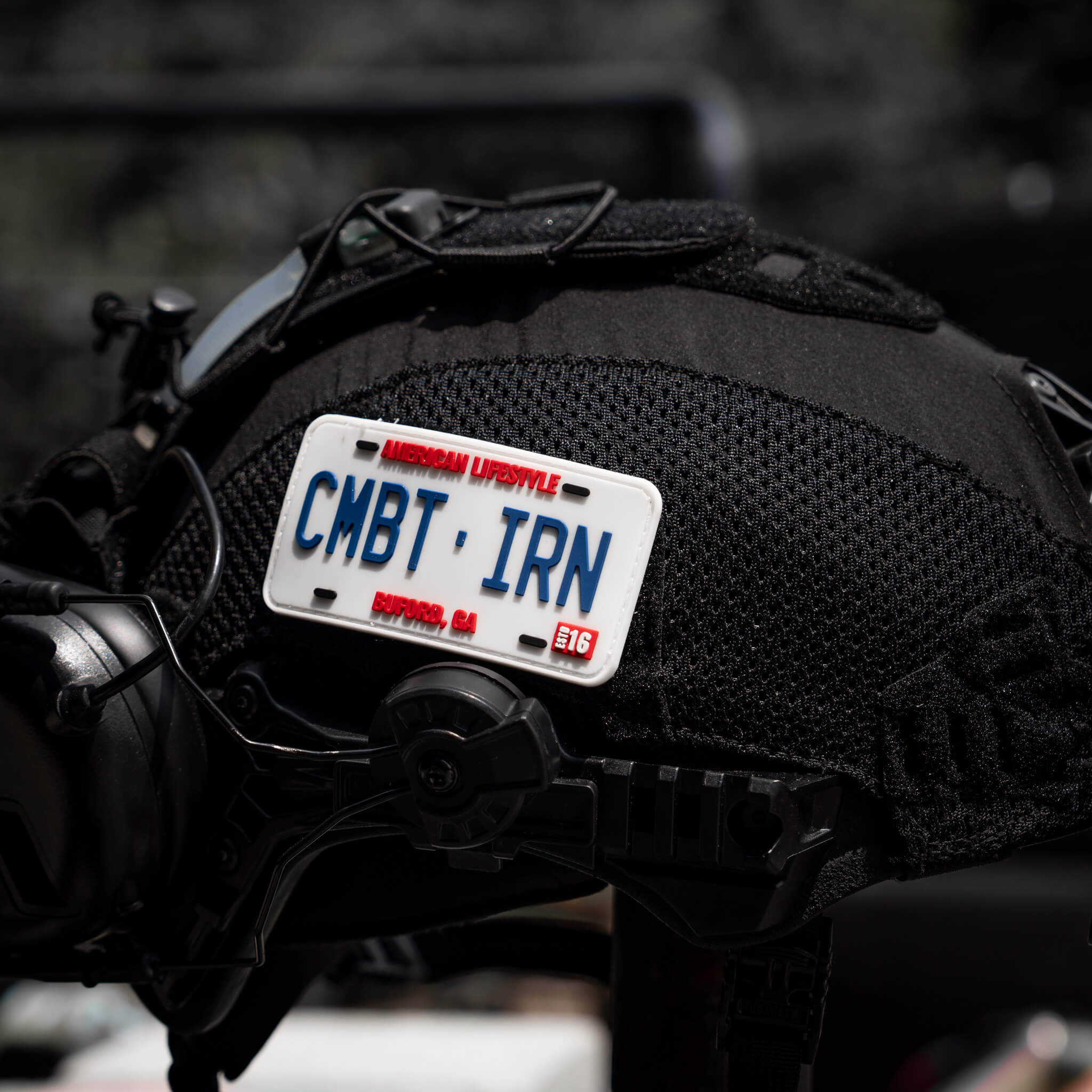 CMBTIRN AMERICAN LIFESTYLE LICENSE PLATE 3D PVC PATCH - Image 5
