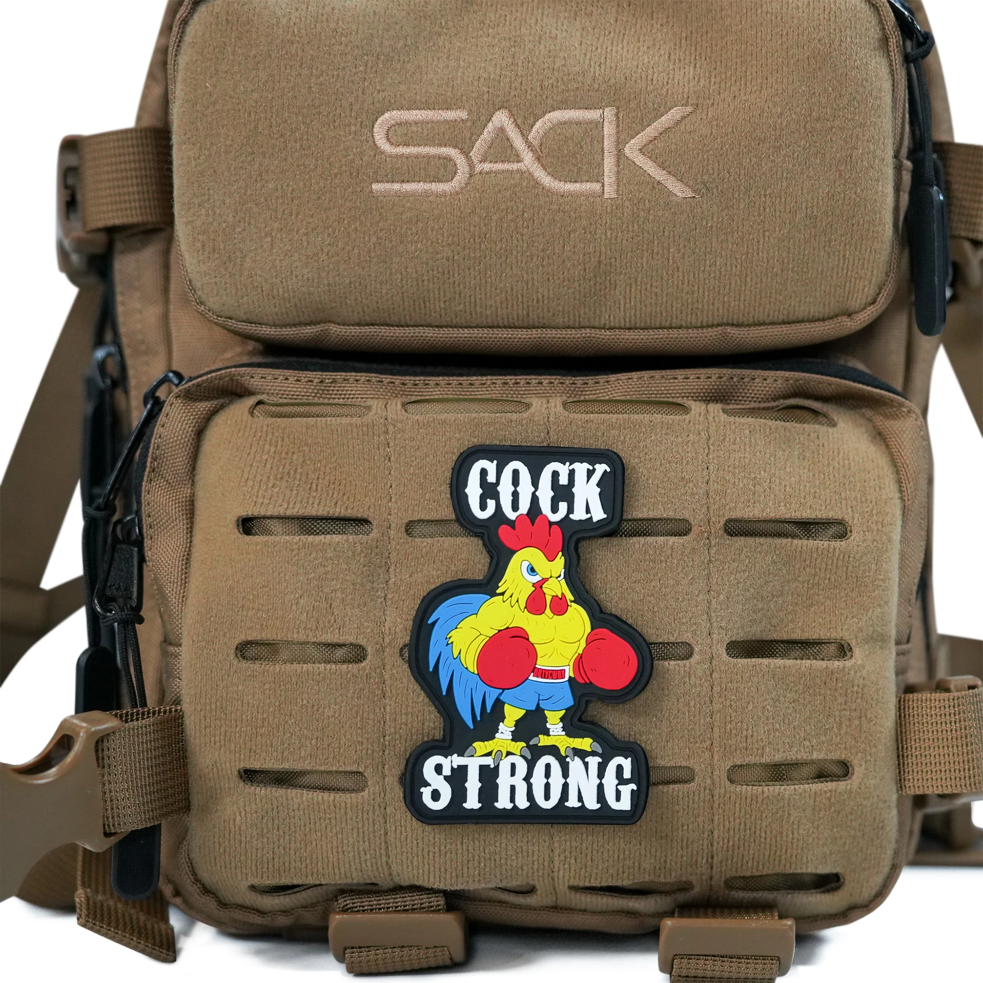 Cock Strong Boxing Chicken Pvc Patch - Image 2