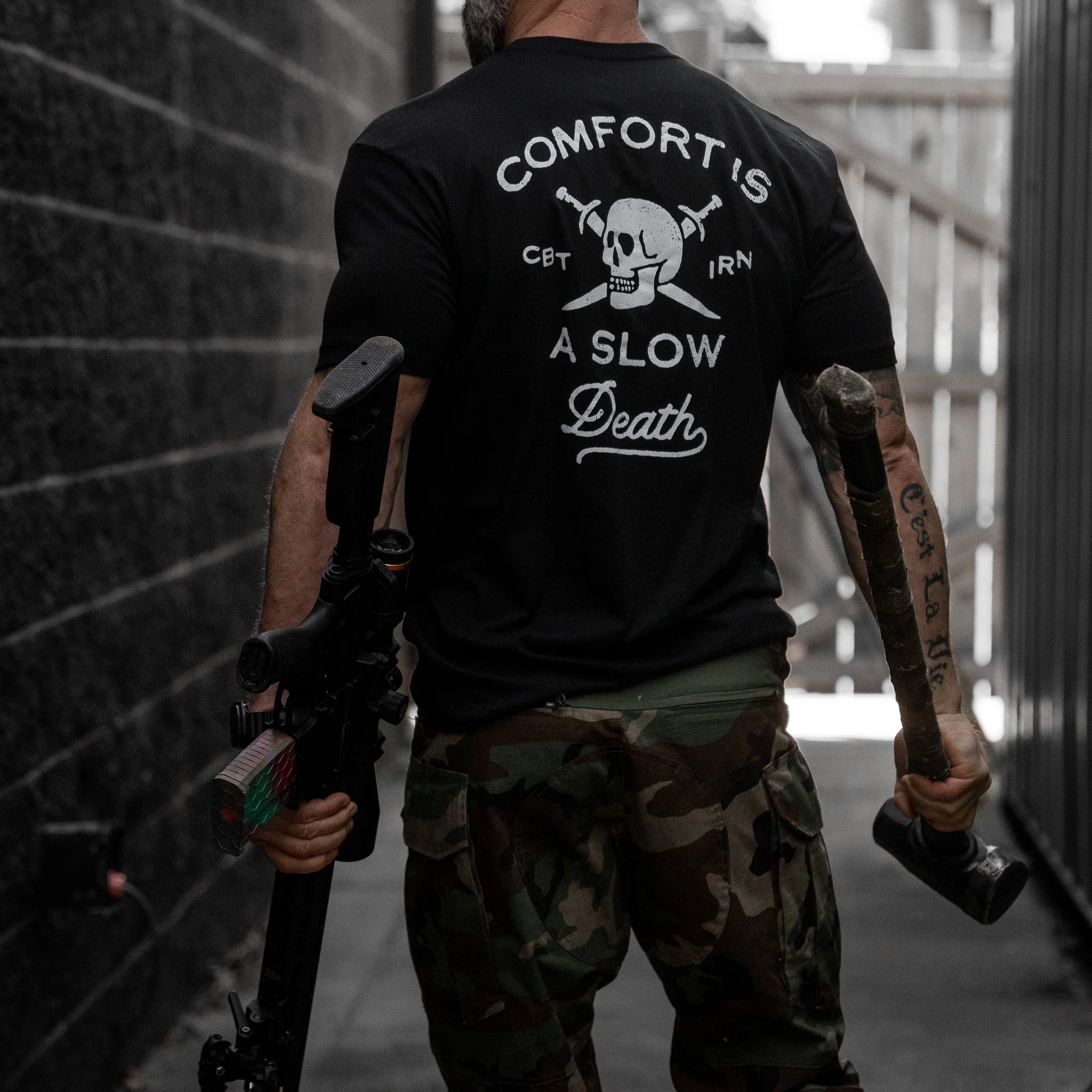 Comfort Is A Slow Death Men's T-Shirt - Image 17