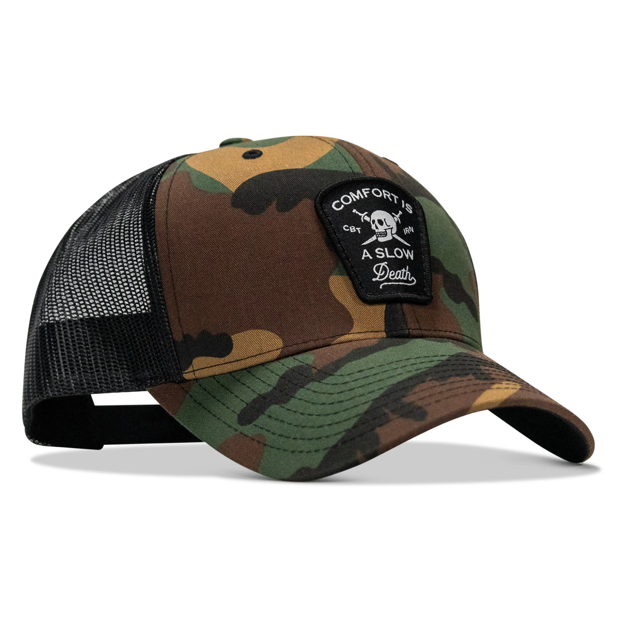 Comfort Is A Slow Death Patch Snapback Hat - Image 15