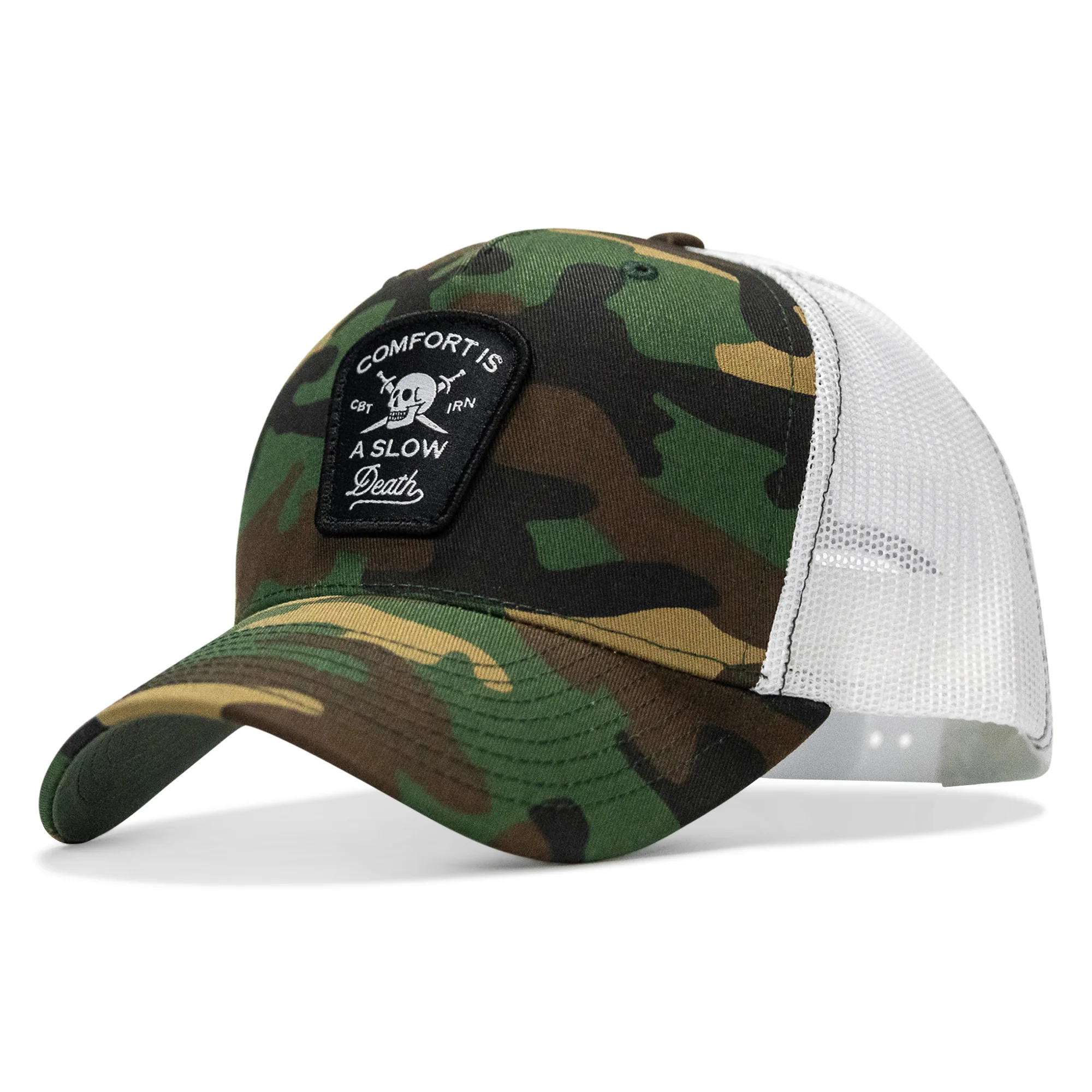 Comfort Is A Slow Death Patch Snapback Hat - Image 19