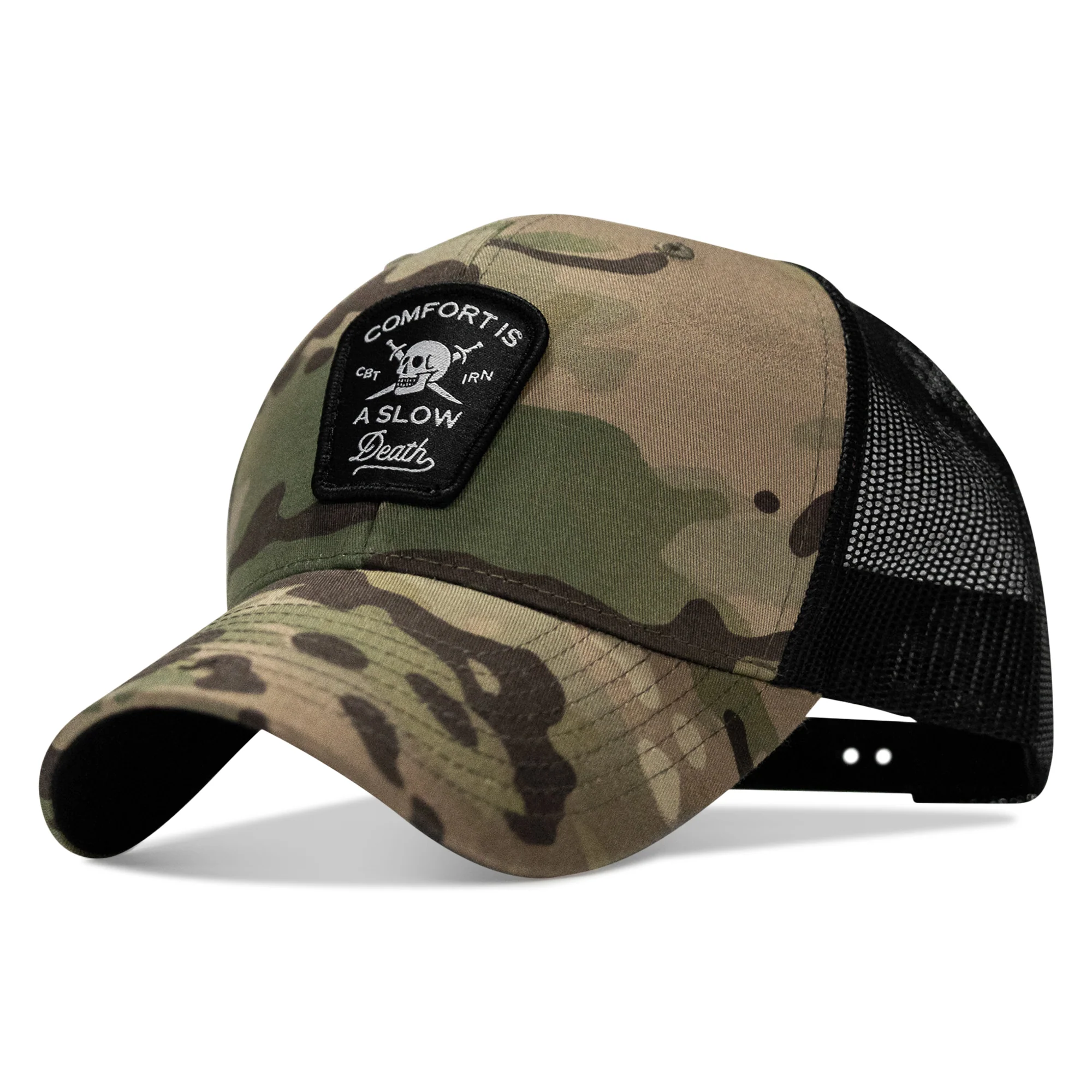 Comfort Is A Slow Death Patch Snapback Hat - Image 9