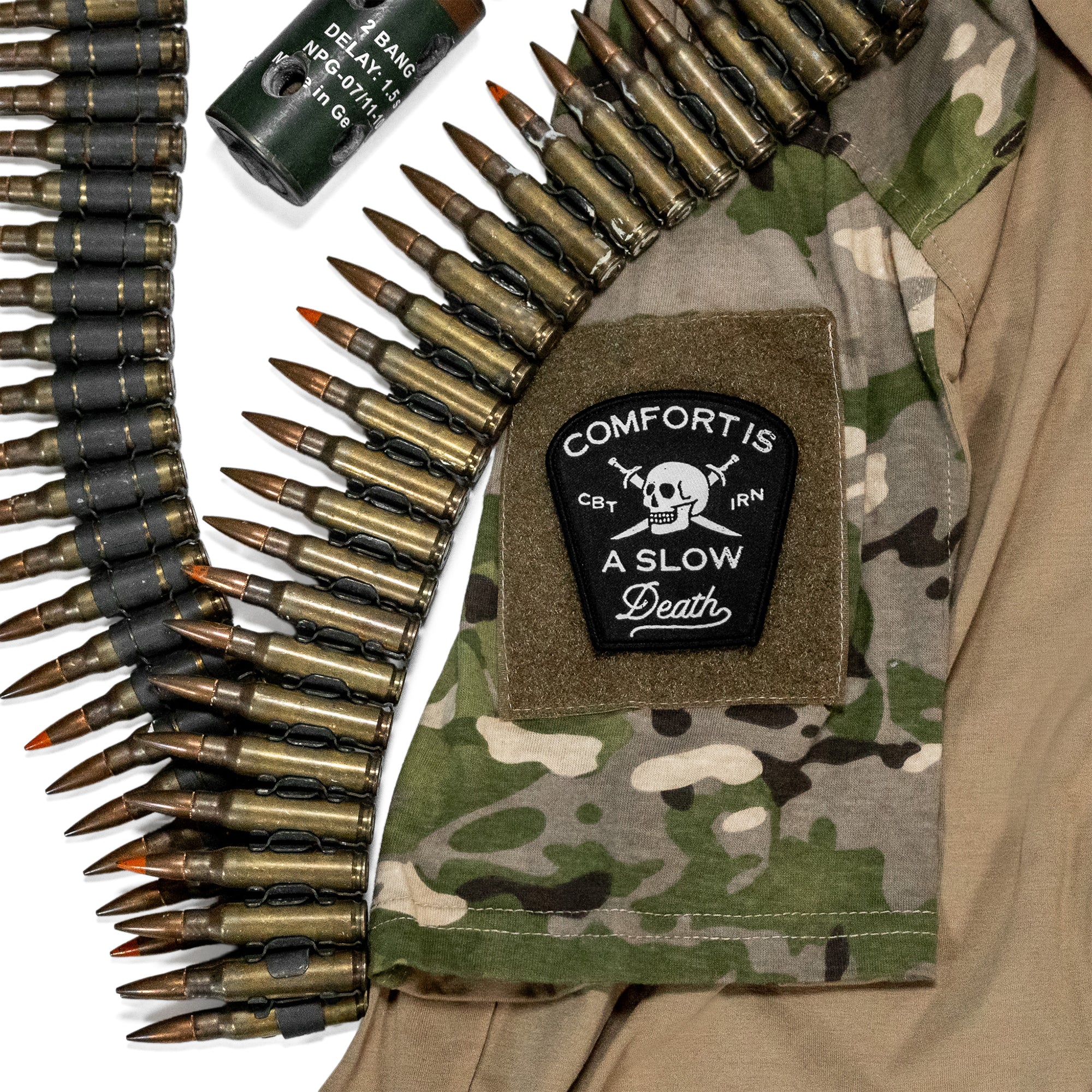 Comfort Is a Slow Death Velcro Patch - Image 4