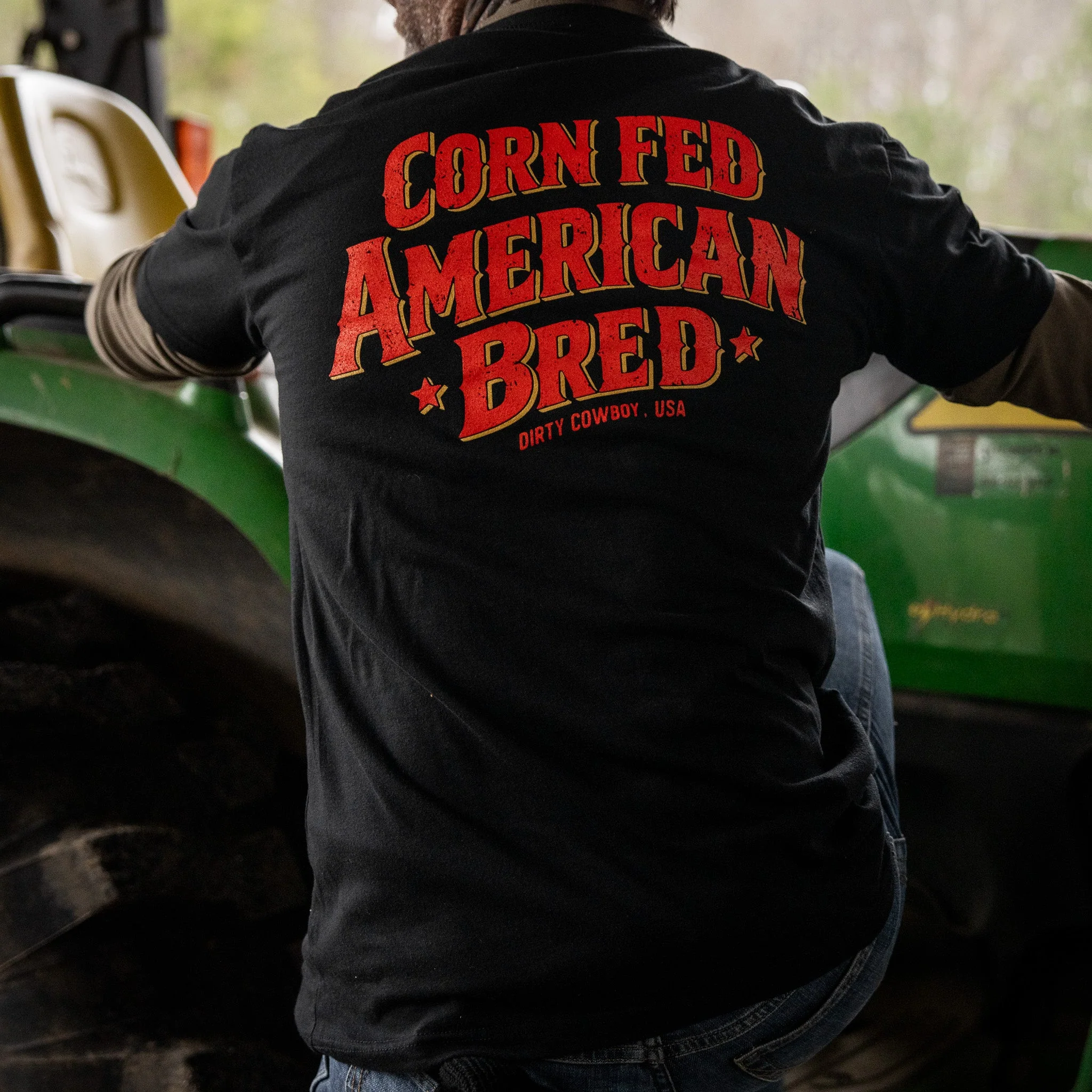 Corn Fed. American Bred Men's T-Shirt - Image 7
