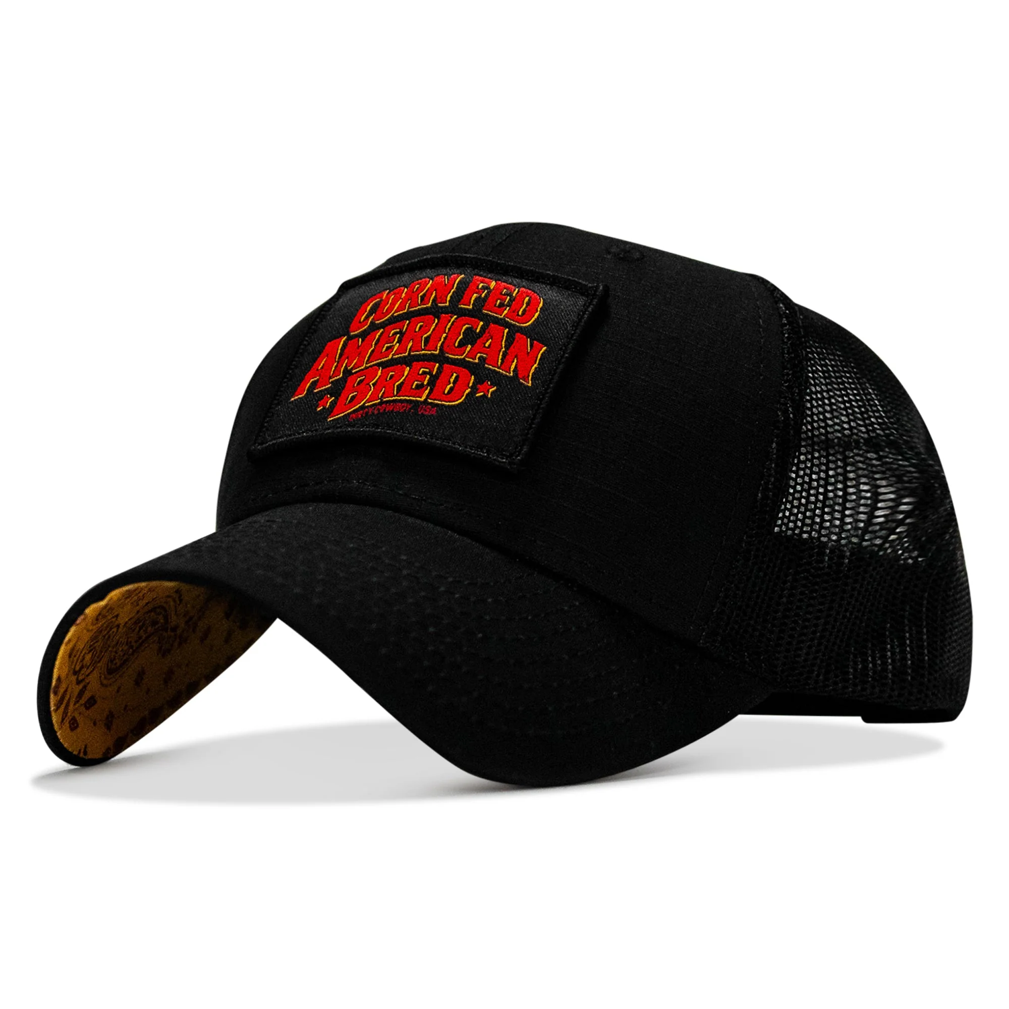 Corn Fed. American Bred. Patch Original Ripstop Classic Snapback Hat - Image 3