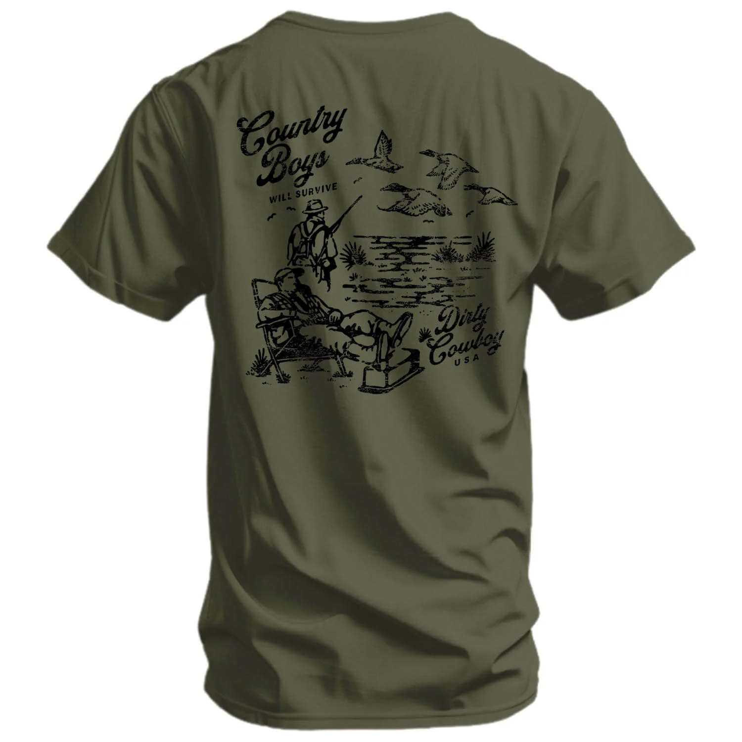Country Boy's Will Survive Men's T-Shirt - Image 12