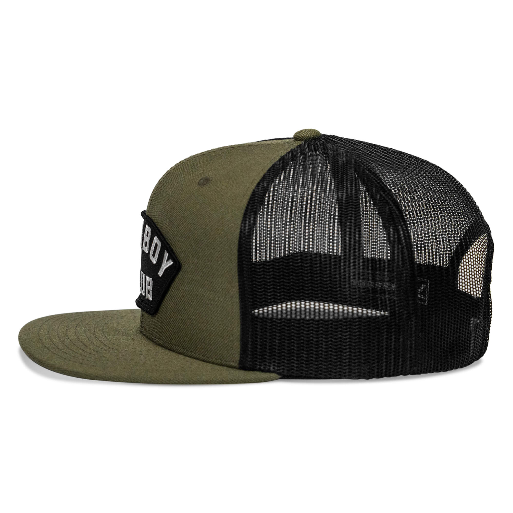 Cowboy Club Patch Flatbill Snapback Hat - Image 10