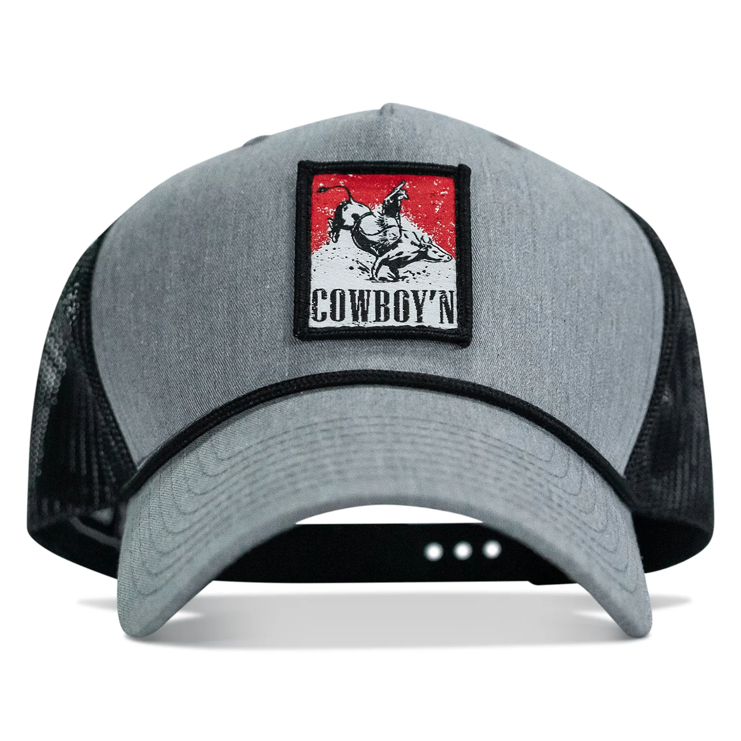 Cowboy'n Knuck If You Buck Patch Rope Snapback Hat - Image 6