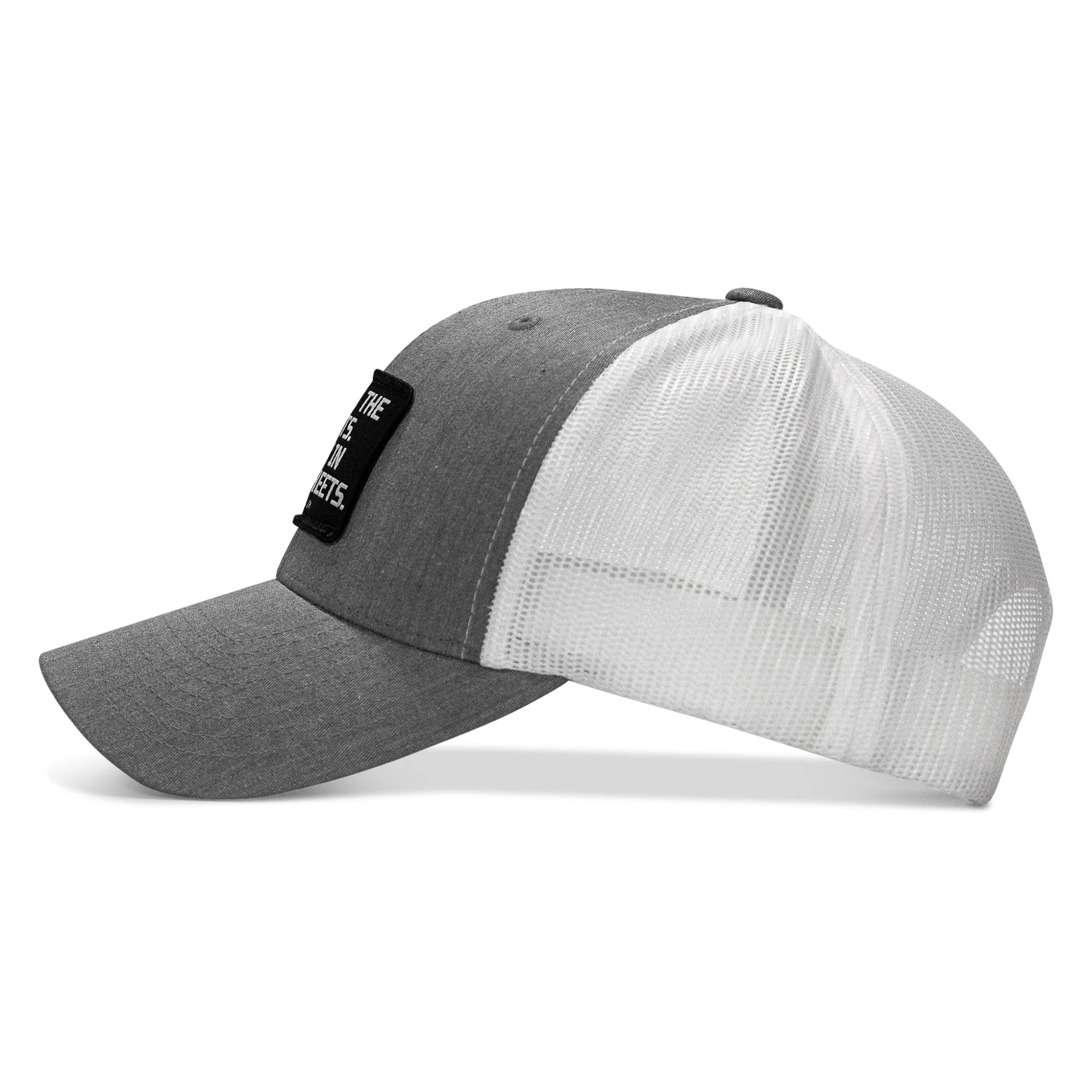 Dad In The Streets. Daddy In The Sheets. Black Patch Snapback Hat - Image 31