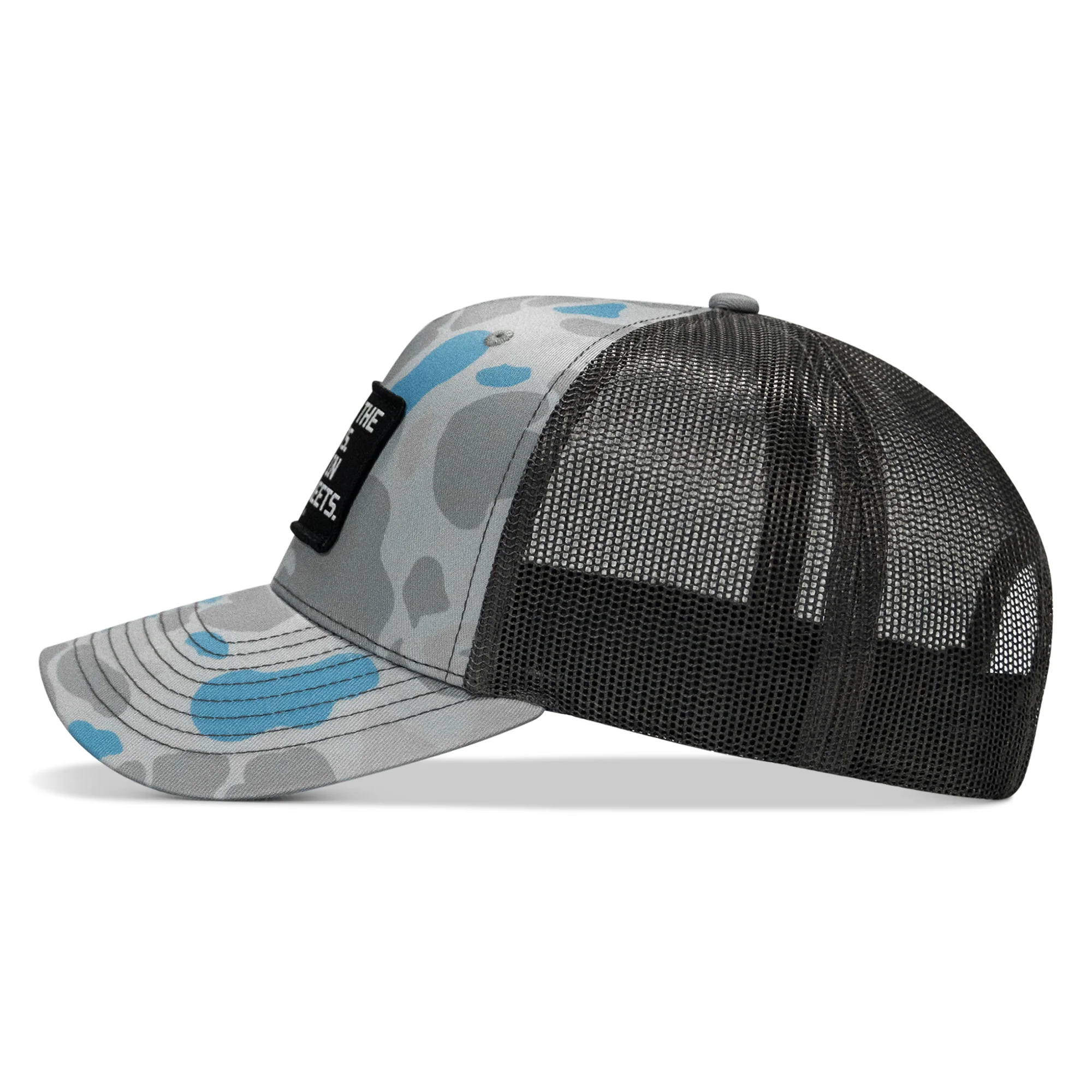 Dad In The Streets. Daddy In The Sheets. Black Patch Snapback Hat - Image 56