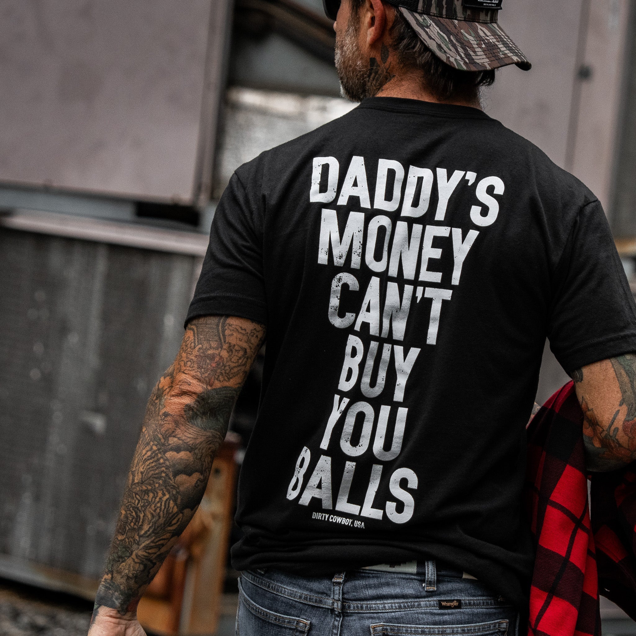Daddy's Money Can't Buy You Balls Men's T-Shirt - Image 3