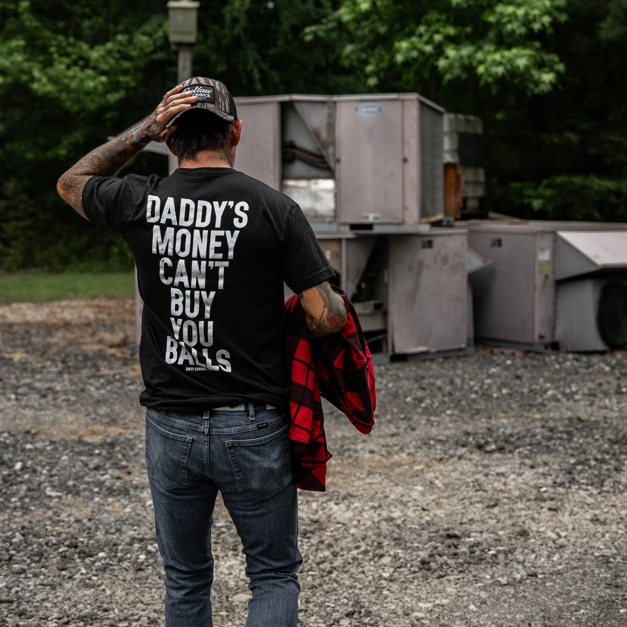 Daddy's Money Can't Buy You Balls Men's T-Shirt - Image 5