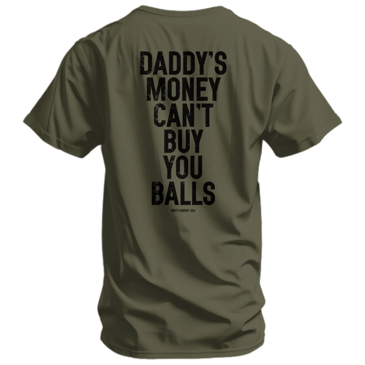 Daddy's Money Can't Buy You Balls Men's T-Shirt - Image 9