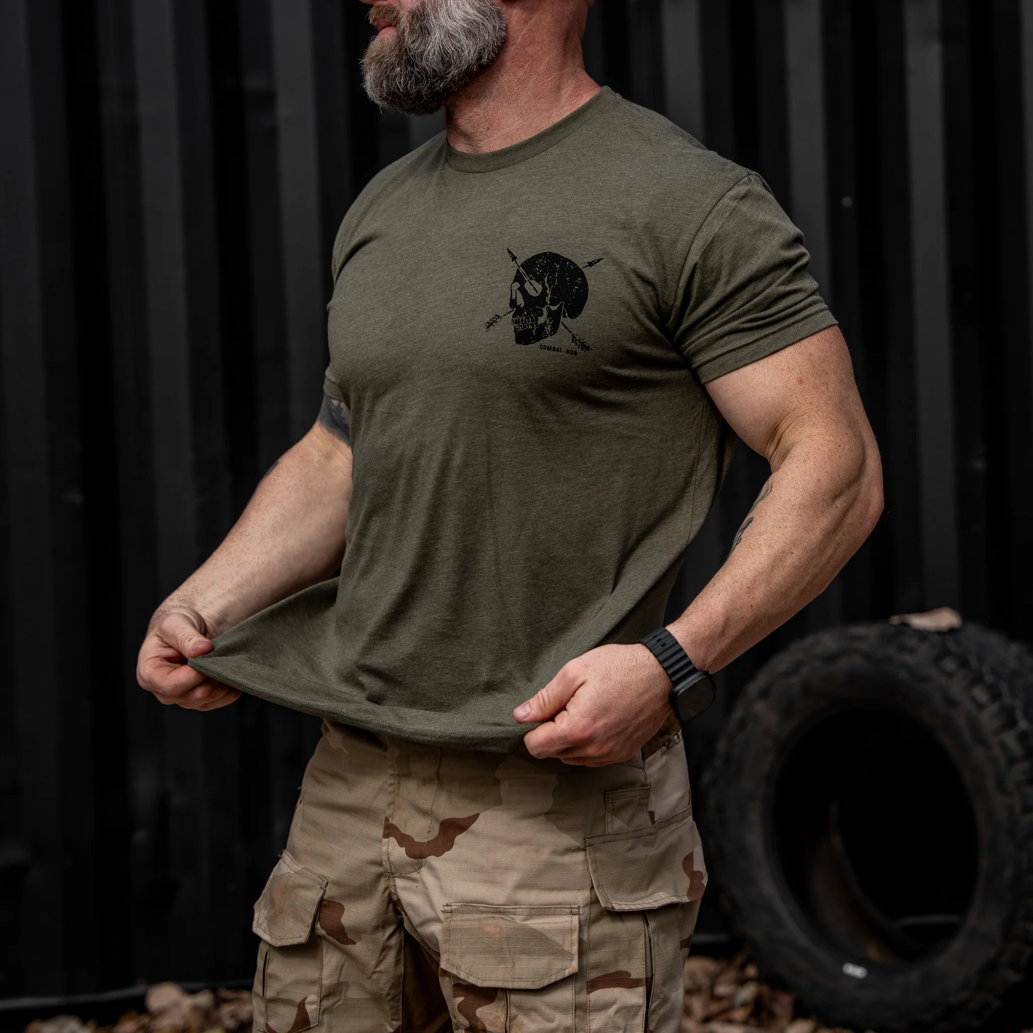 Death Is Promised. Mercy Is Earned Men's T-Shirt - Image 10