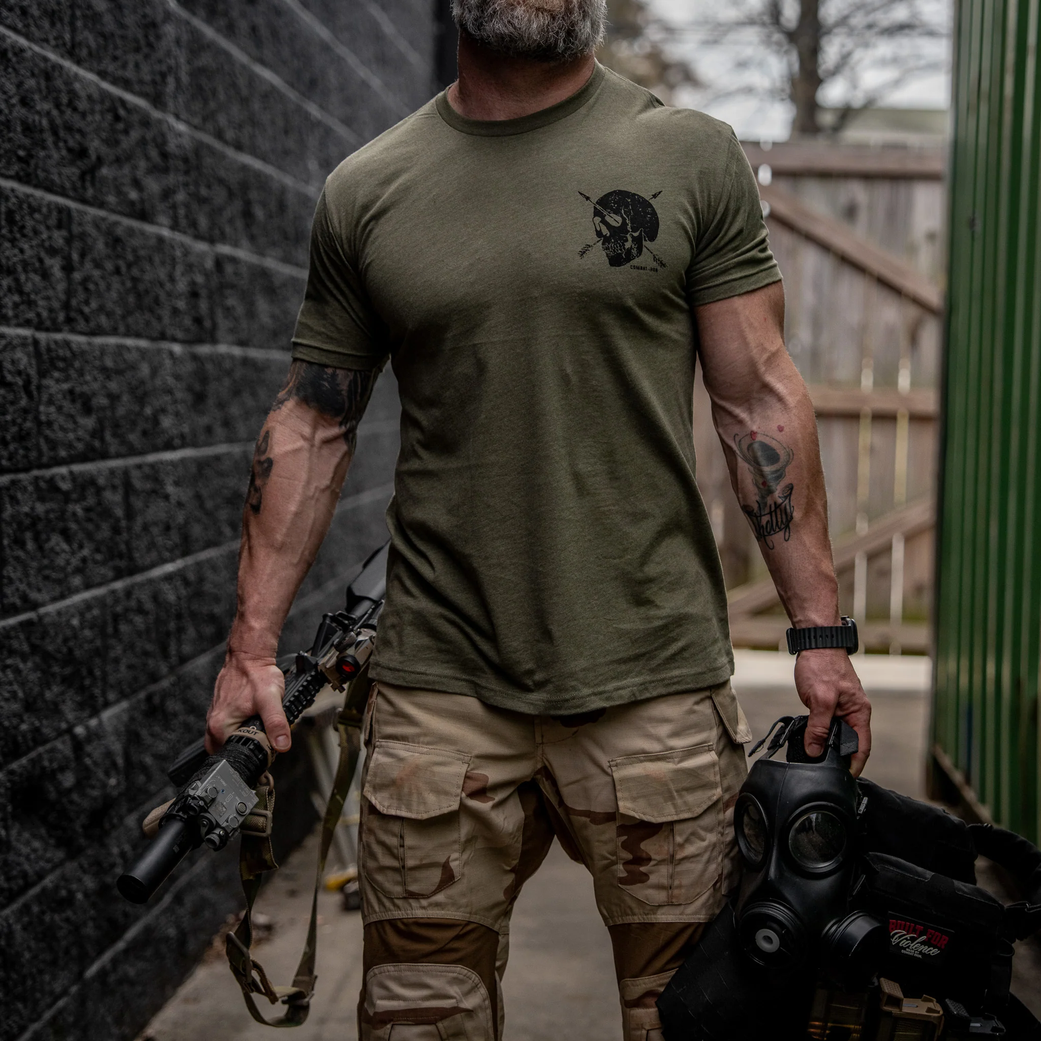 Death Is Promised. Mercy Is Earned Men's T-Shirt - Image 6