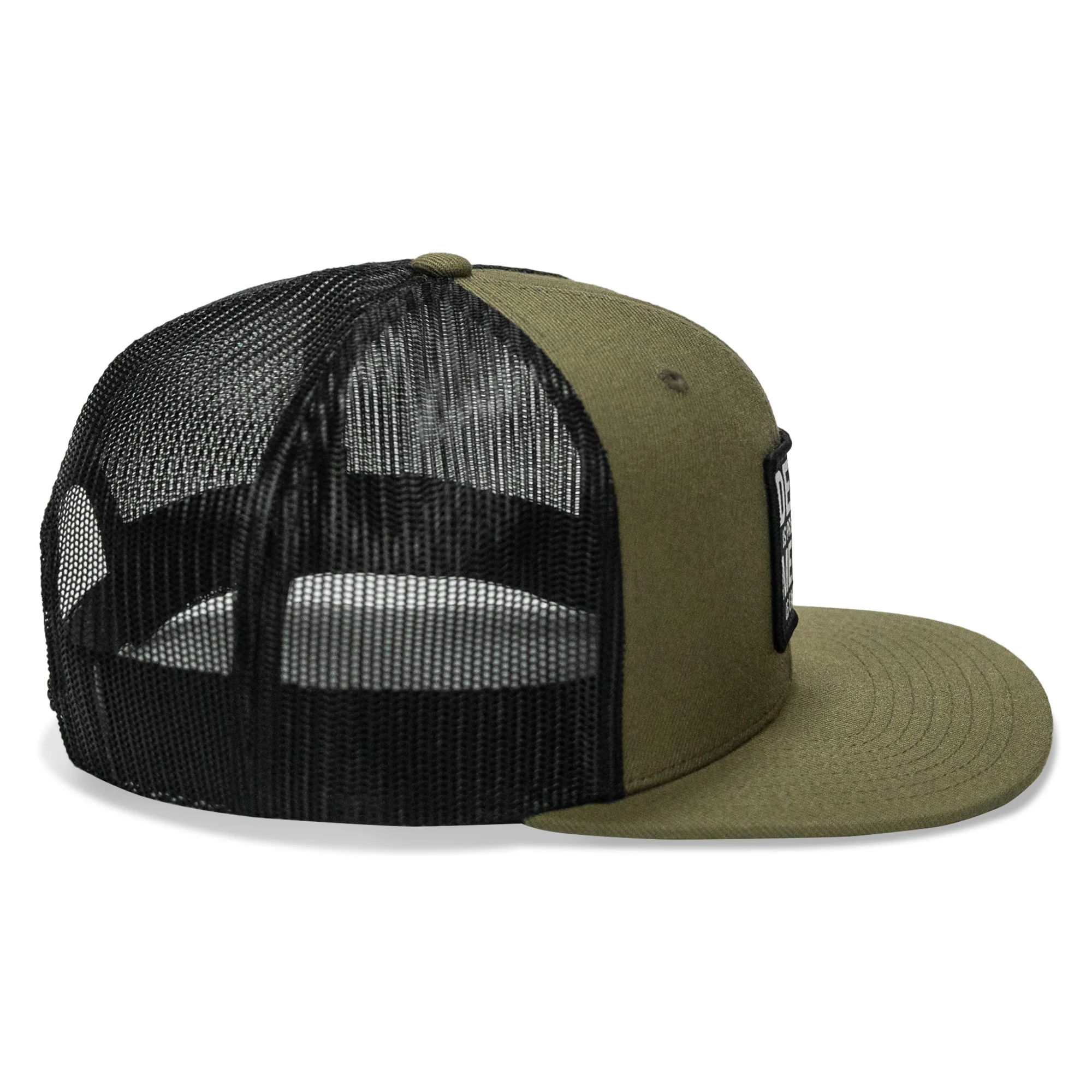 Death Is Promised. Mercy Is Earned Patch Flatbill Hat - Image 15