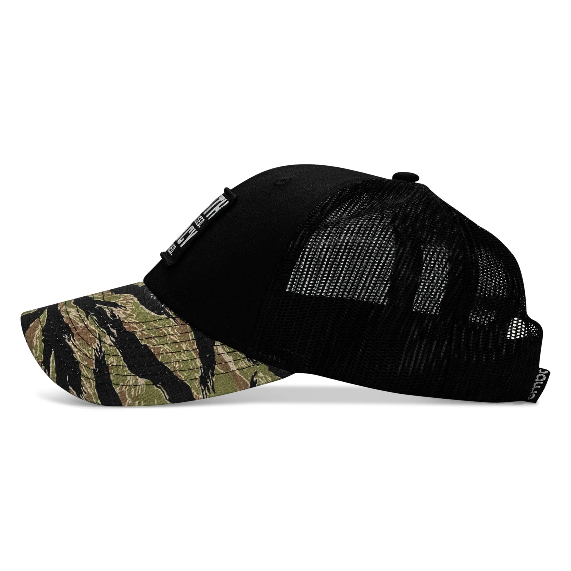 Death Is Promised. Mercy Is Earned Patch Original Ripstop Snapback Hat - Image 5