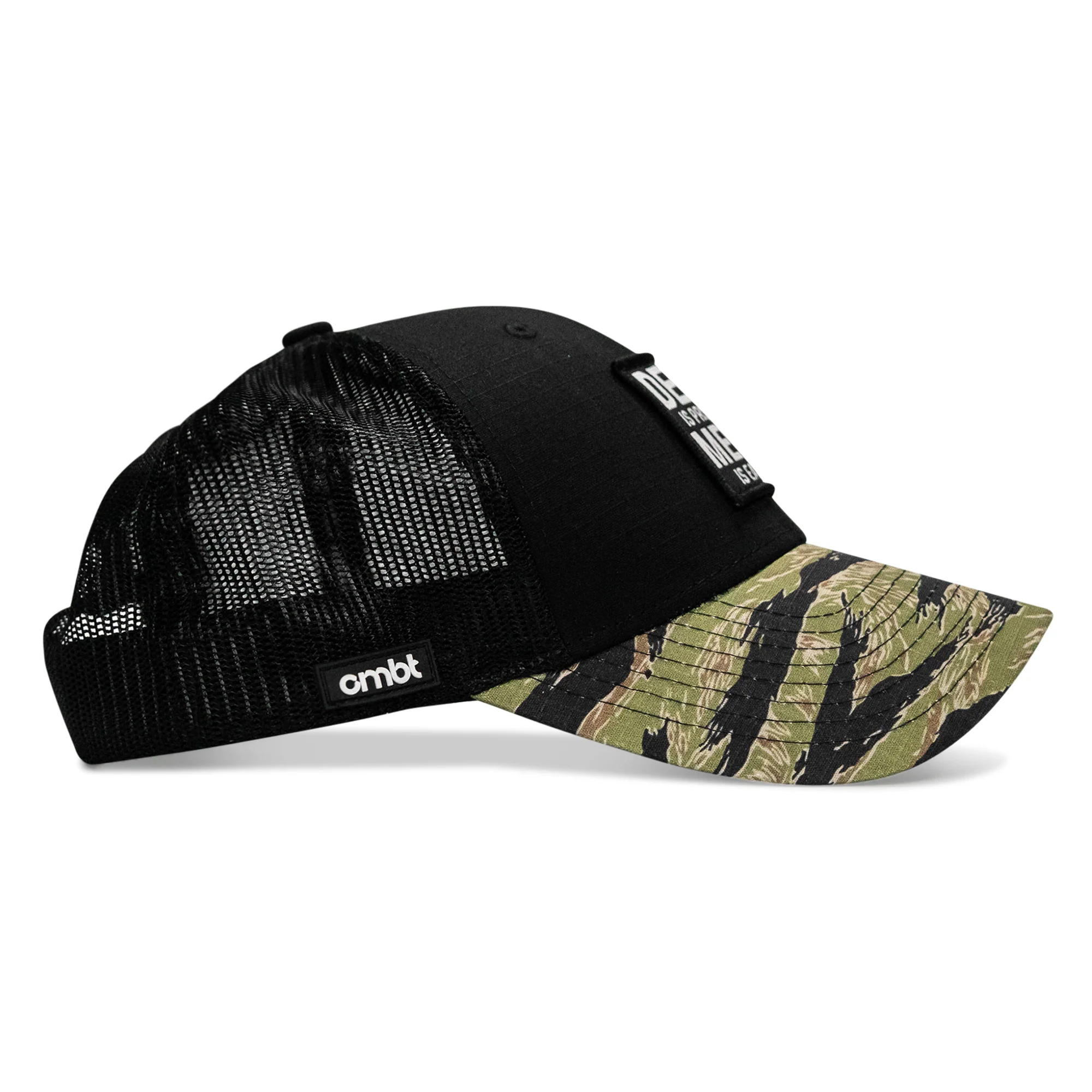 Death Is Promised. Mercy Is Earned Patch Original Ripstop Snapback Hat - Image 6